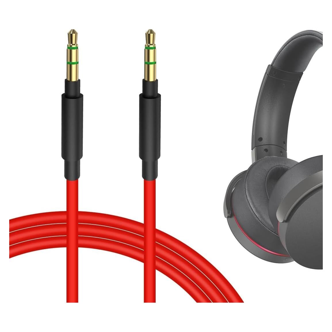 Cable de Audio GEEKRIA 3.5mm para Auriculares Sony 1.2m