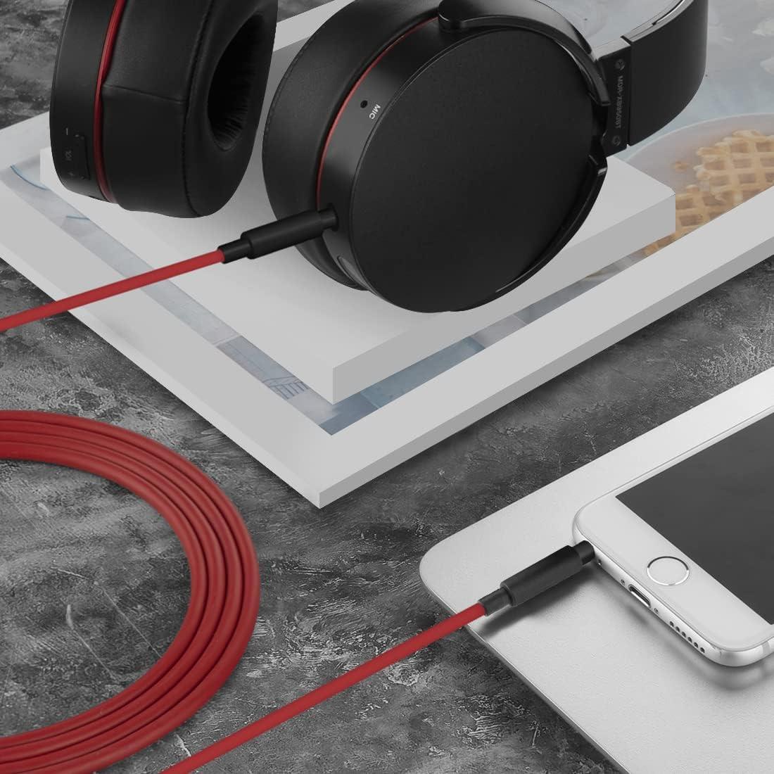 Cable de Audio GEEKRIA 3.5mm para Auriculares Sony 1.2m