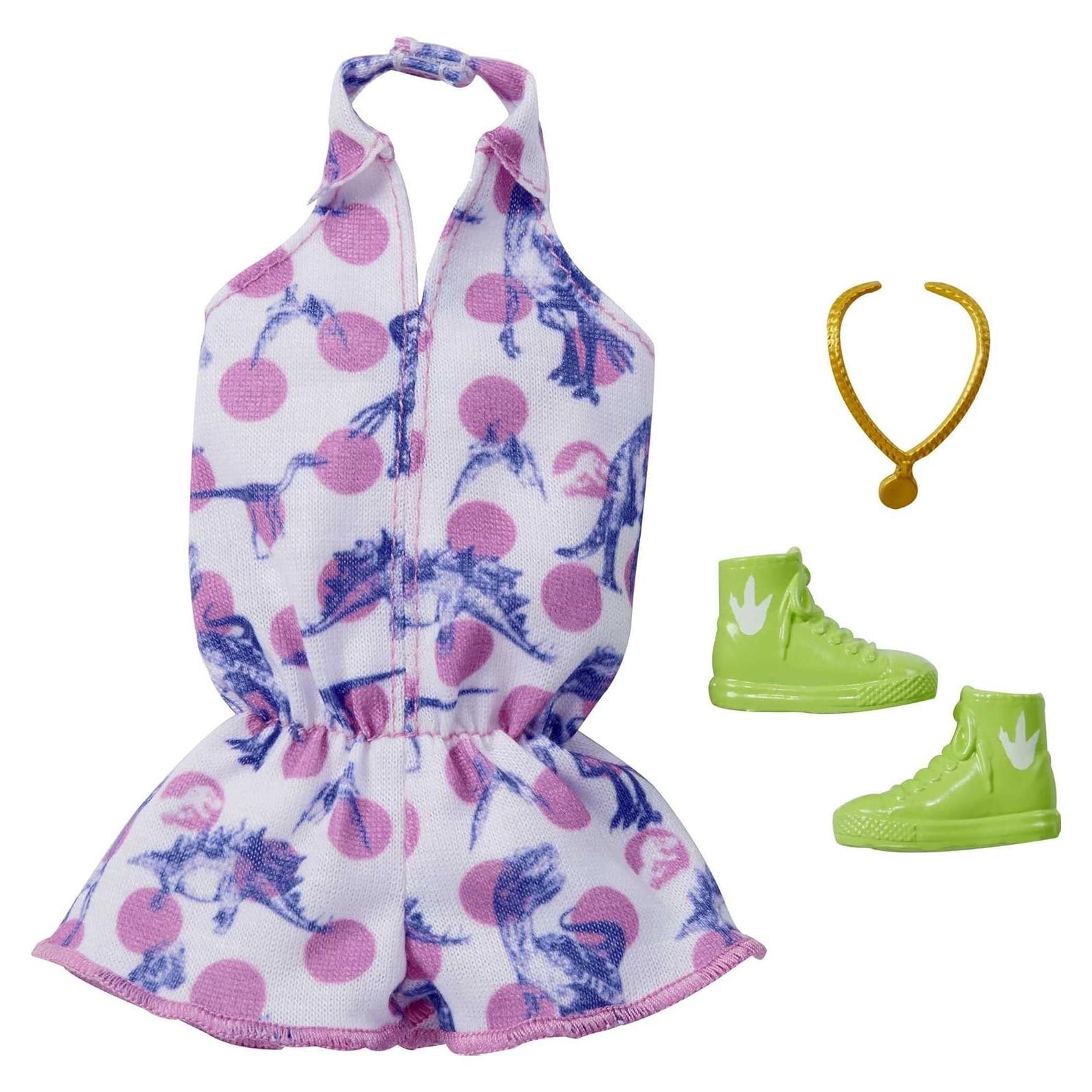 Ropa de Muñeca Barbie Jurassic World: Dominion - Mono Corto y Accesorios
