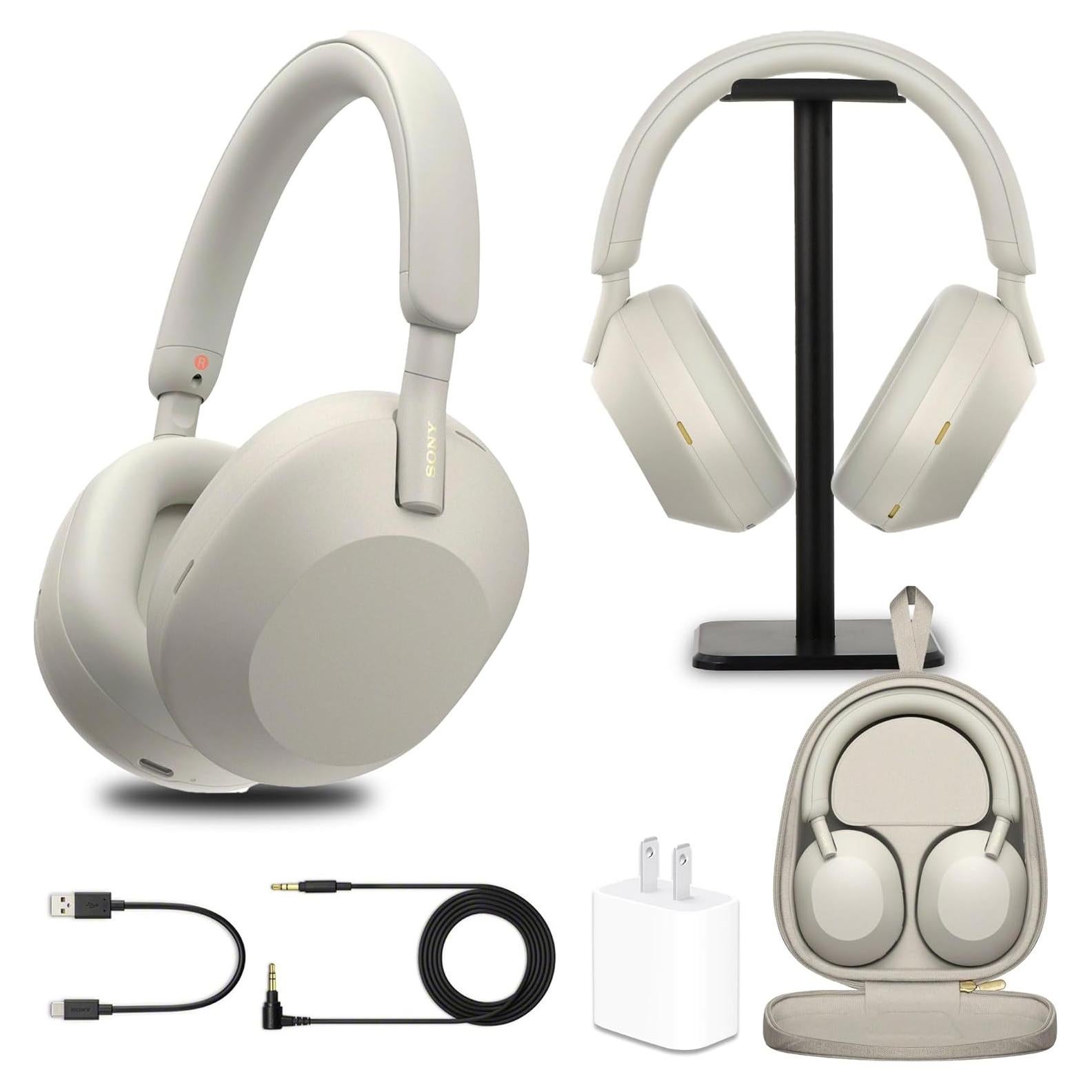 Auriculares Inalámbricos Sony WH-1000XM5 con ANC Plata