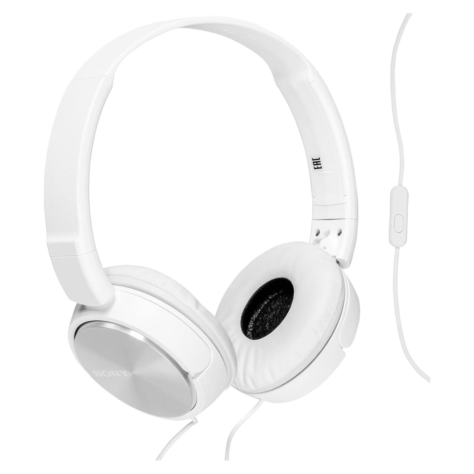 Auriculares Diadema Sony MDR-ZX310AP con Micrófono - Blanco