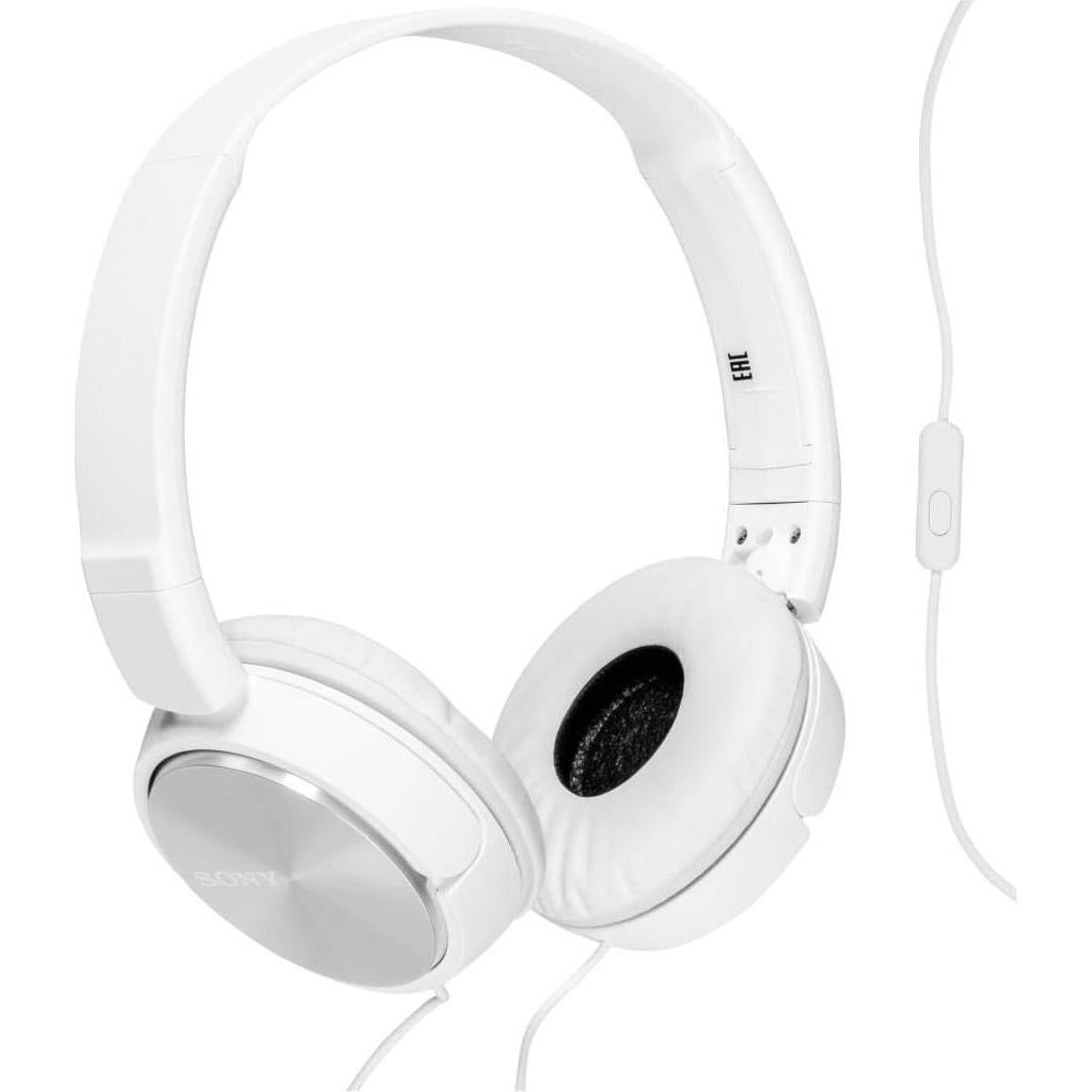Auriculares Diadema Sony MDR-ZX310AP con Micrófono - Blanco