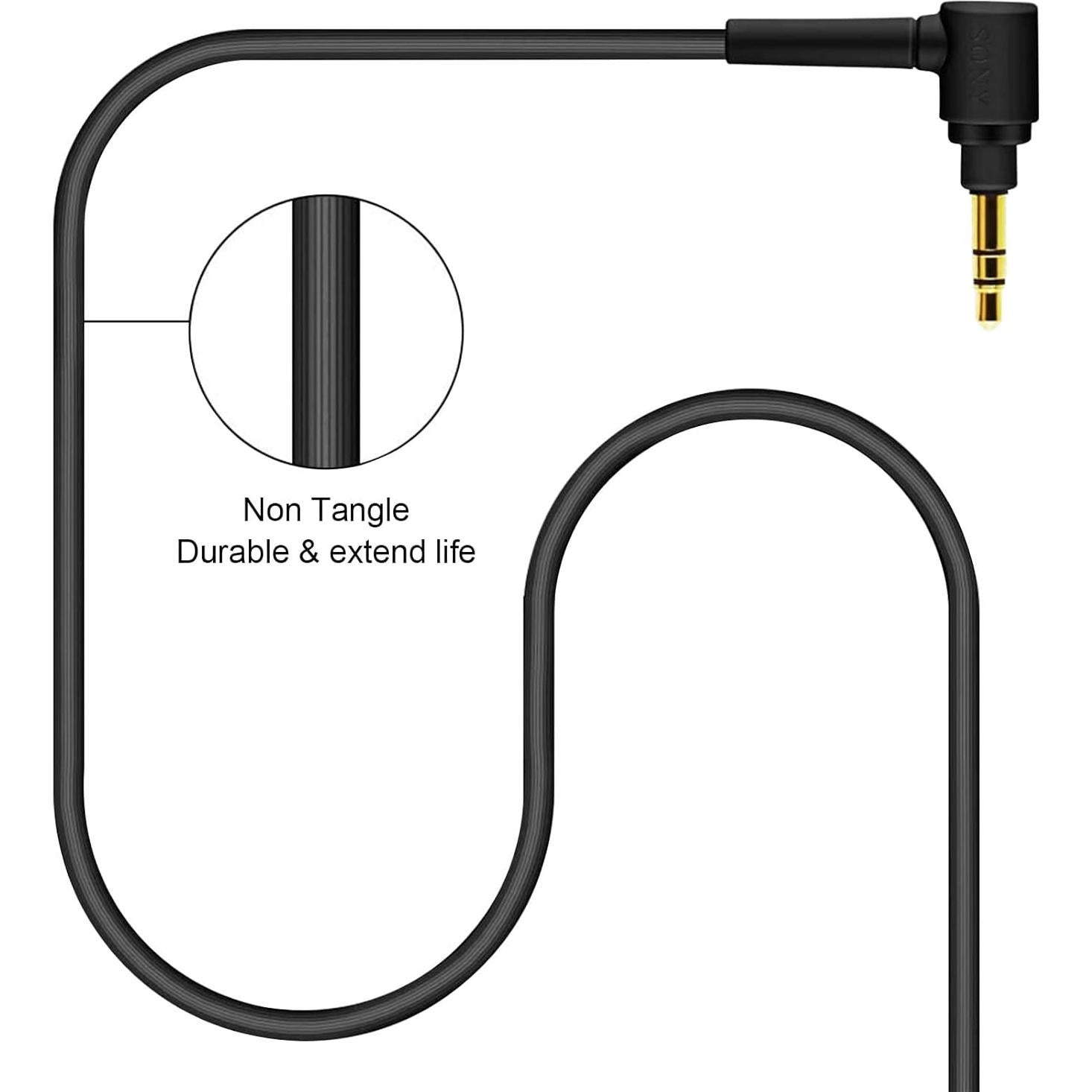 Cable de audio Toxaoii 1.5m compatible con Sony WH-1000XM5