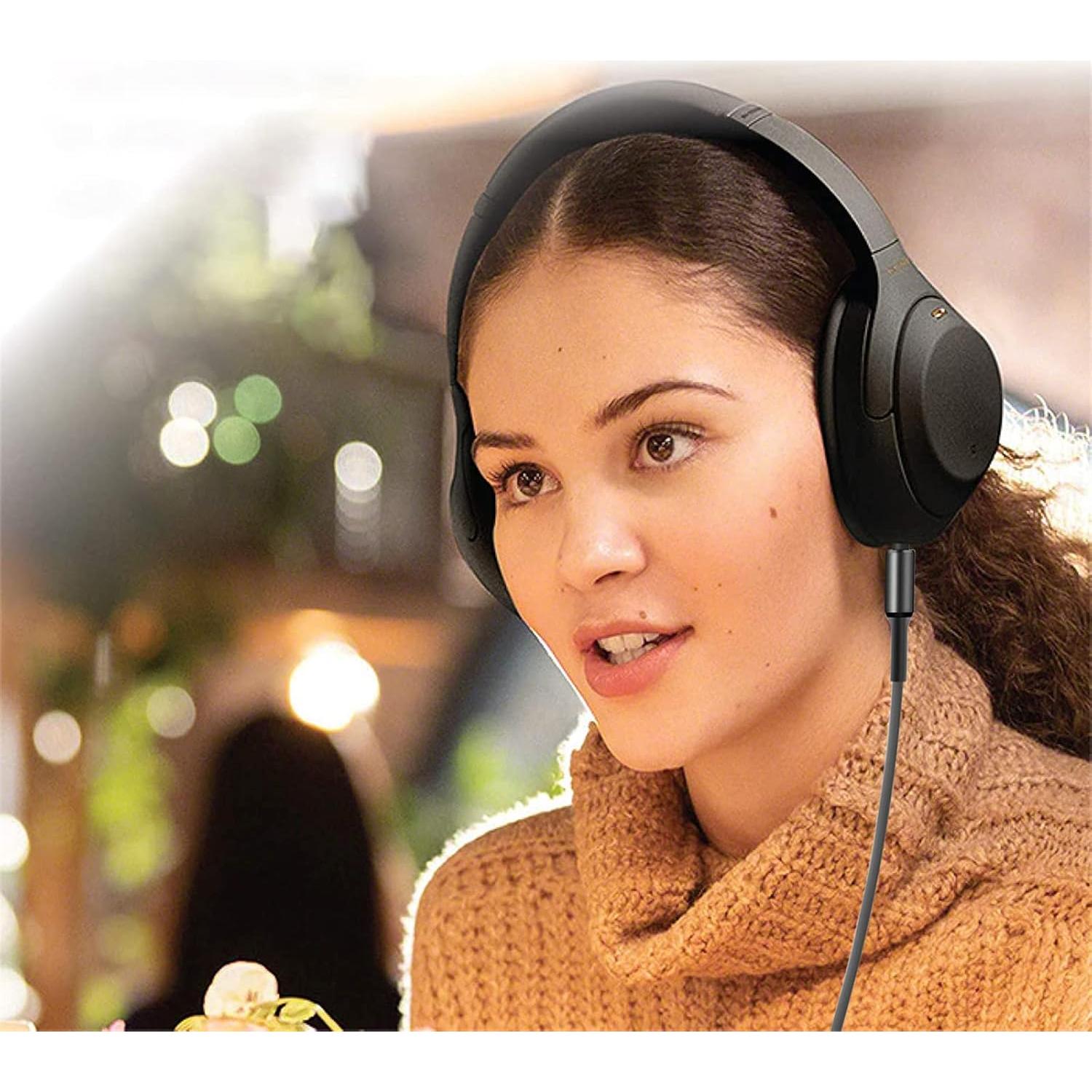 Cable de audio Toxaoii 1.5m compatible con Sony WH-1000XM5