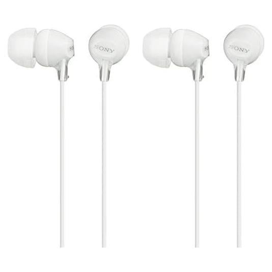 Auriculares Intrauditivos Sony MDREX15LP Blancos - Paquete de 2