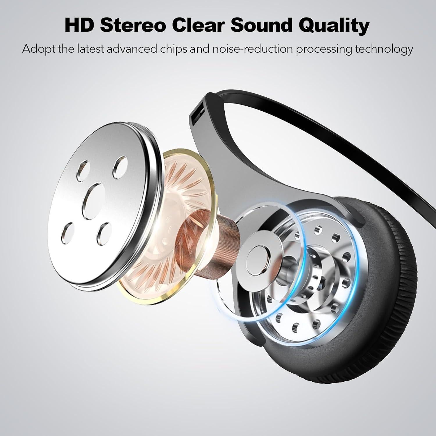 Auriculares USB Voistek V9 con micrófono y cancelación de ruido