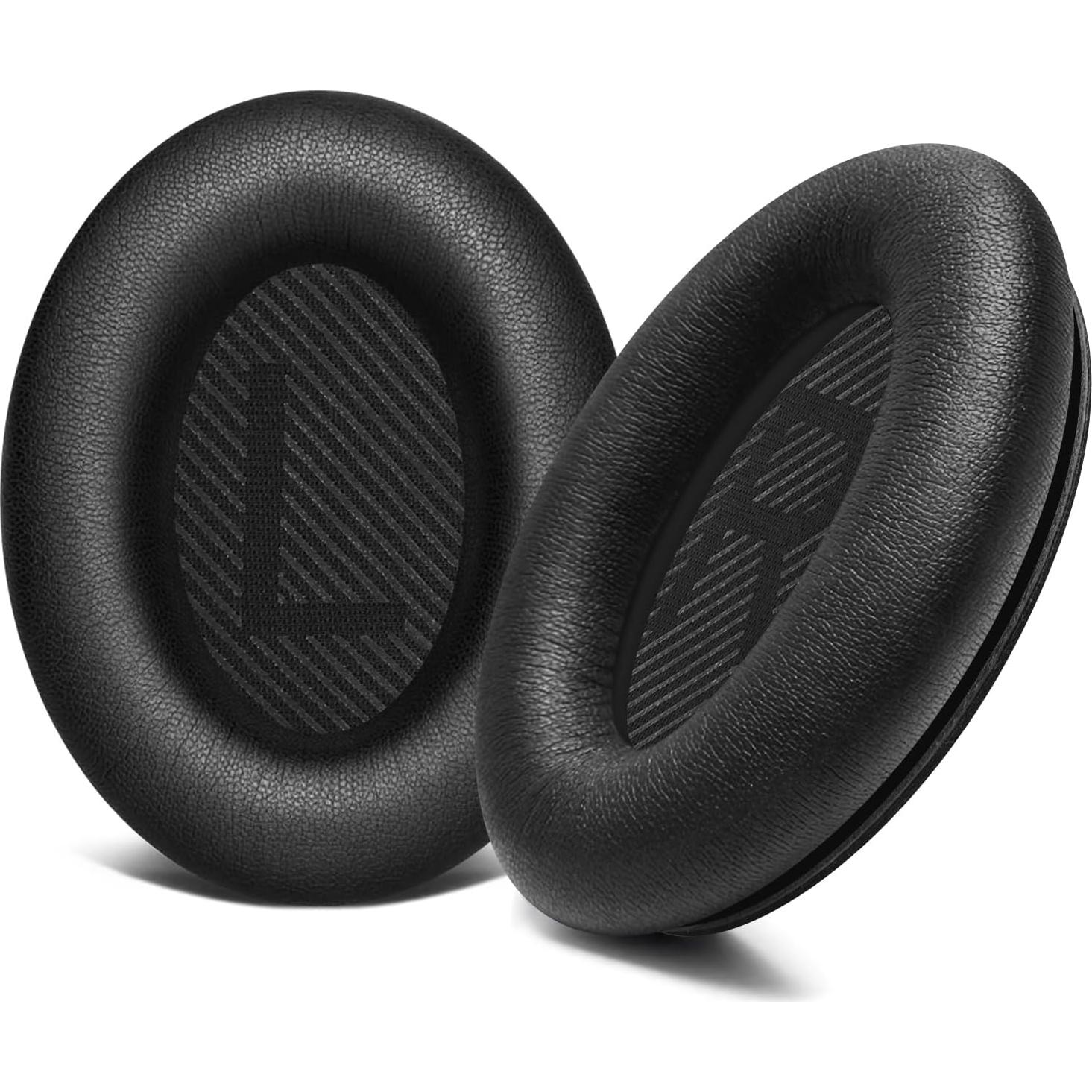 Almohadillas de Repuesto Meliya para Auriculares Bose QC35 II - Negro