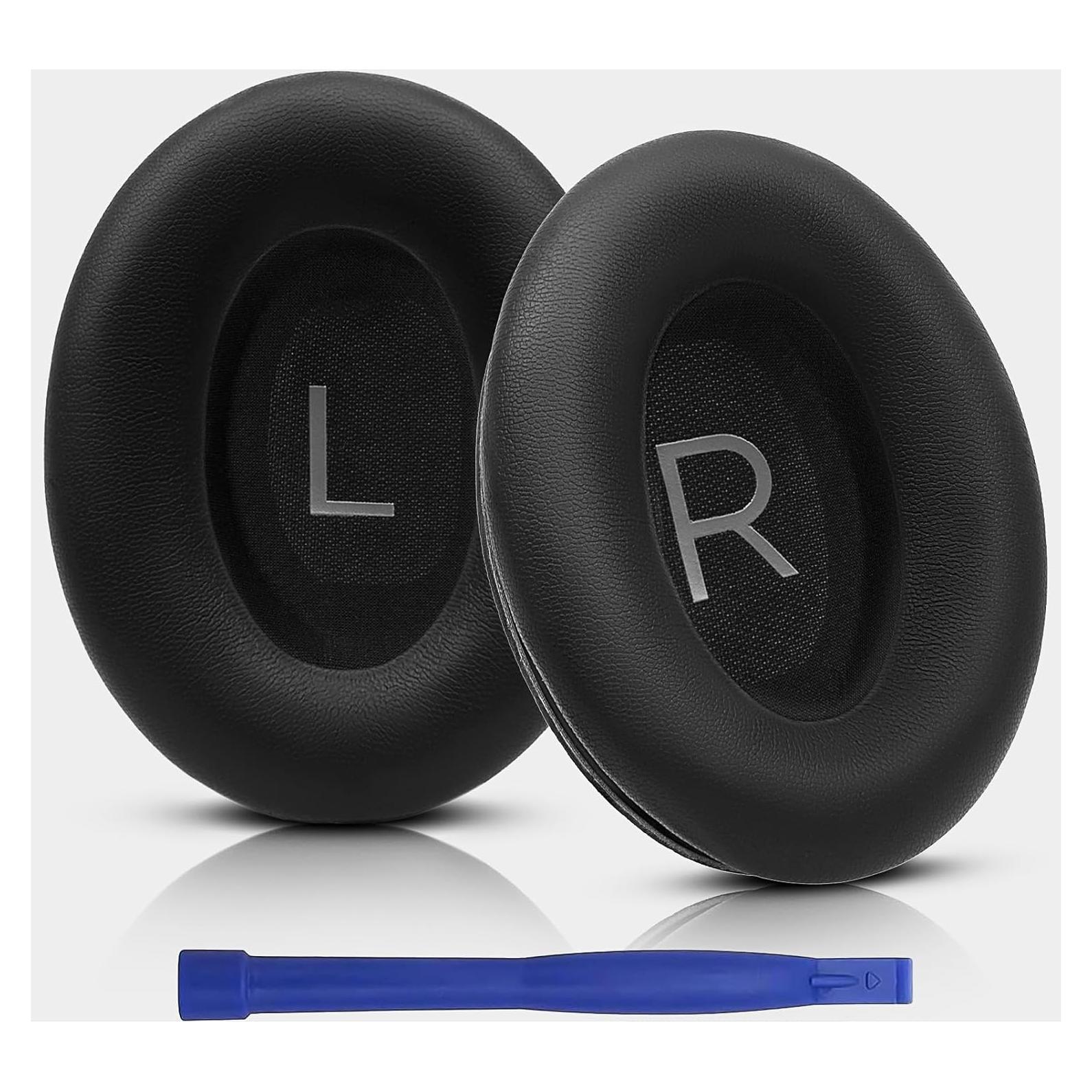 Almohadillas de Reemplazo QKIIP para Bose QC45 y QC SE - Negro