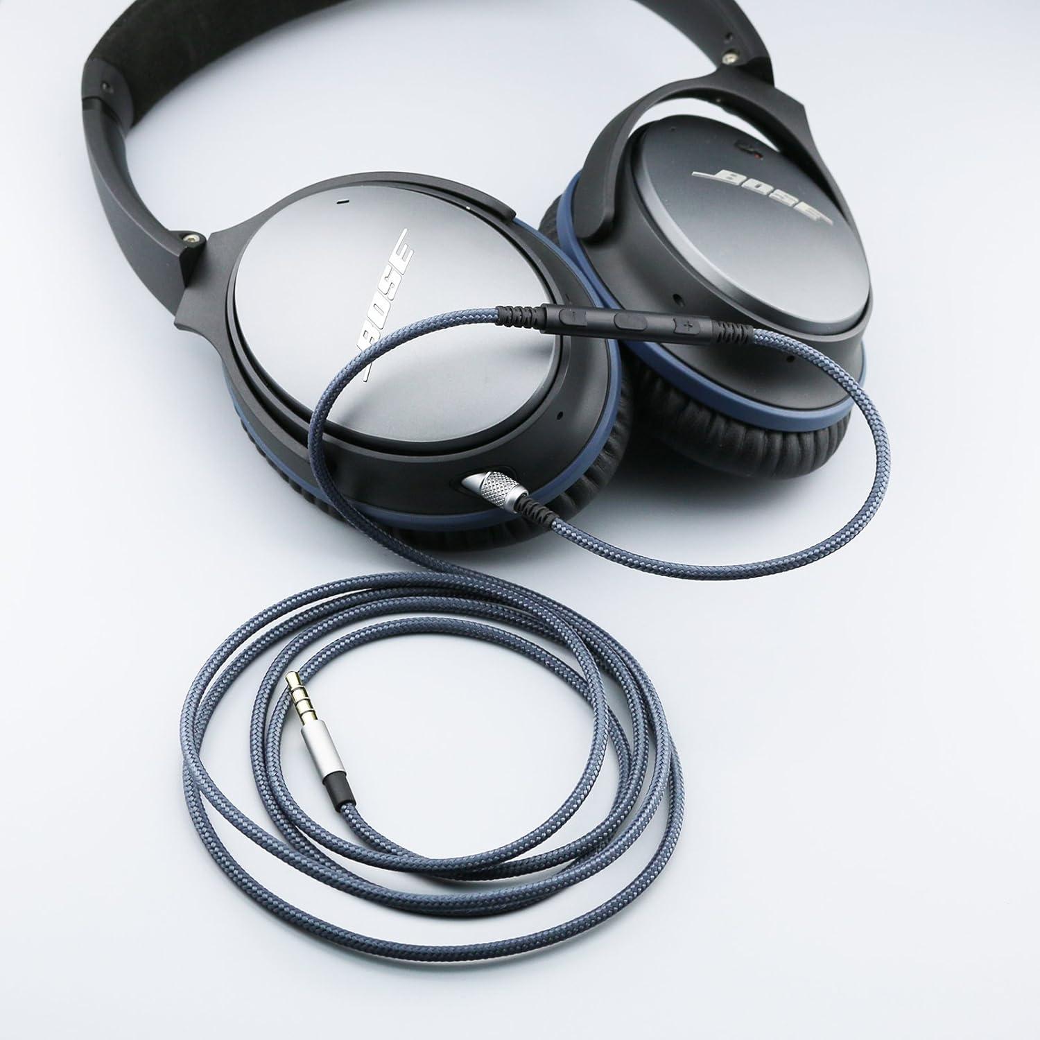 Cable de Reemplazo para Auriculares Bose QC25 QC35 con Control Remoto