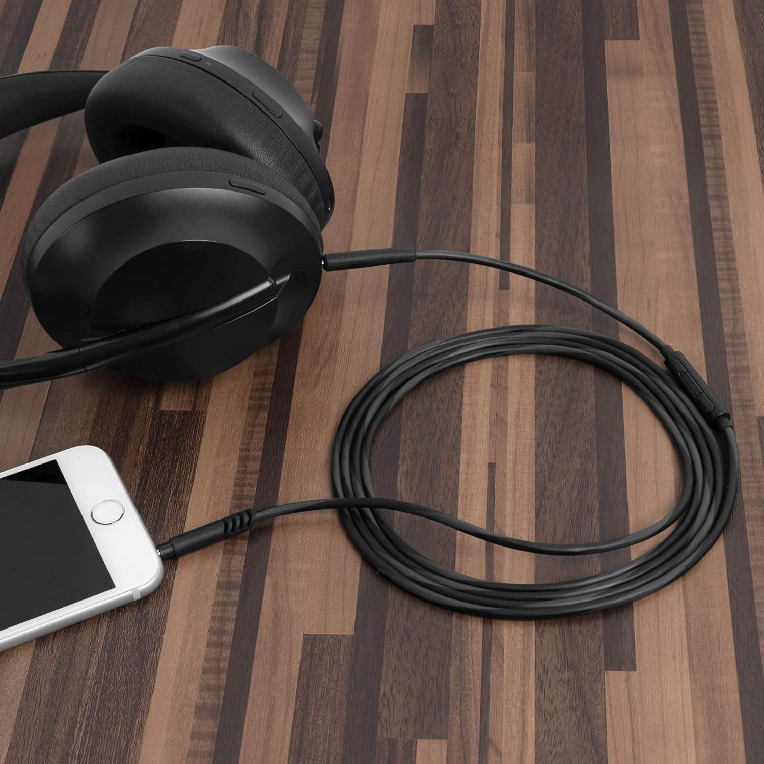 Cable de audio Linkidea 2.5mm a 3.5mm con micrófono 1.5m