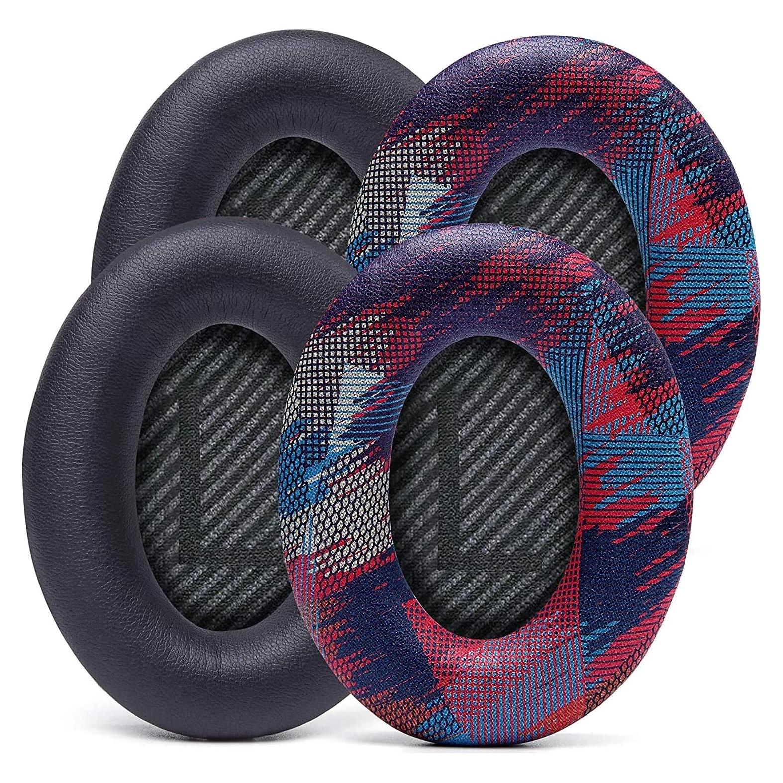Design Pack 1 | WC Wicked Cushions Replacement Ear Pads for Bose QuietComfort 35 (QC35) & QuietComfort 35ii (QC35ii) Headphones & More - Improved Comfort & Durability
