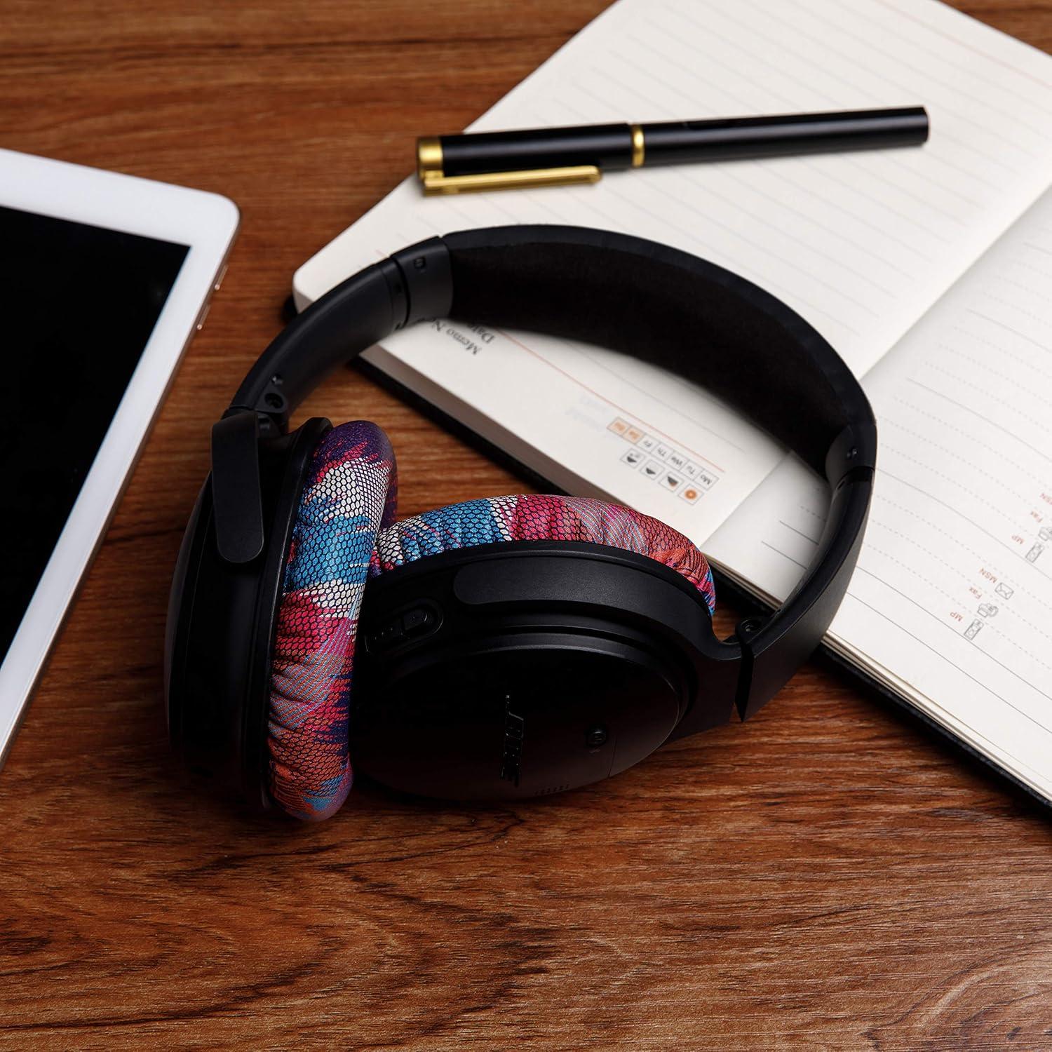 Design Pack 1 | WC Wicked Cushions Replacement Ear Pads for Bose QuietComfort 35 (QC35) & QuietComfort 35ii (QC35ii) Headphones & More - Improved Comfort & Durability