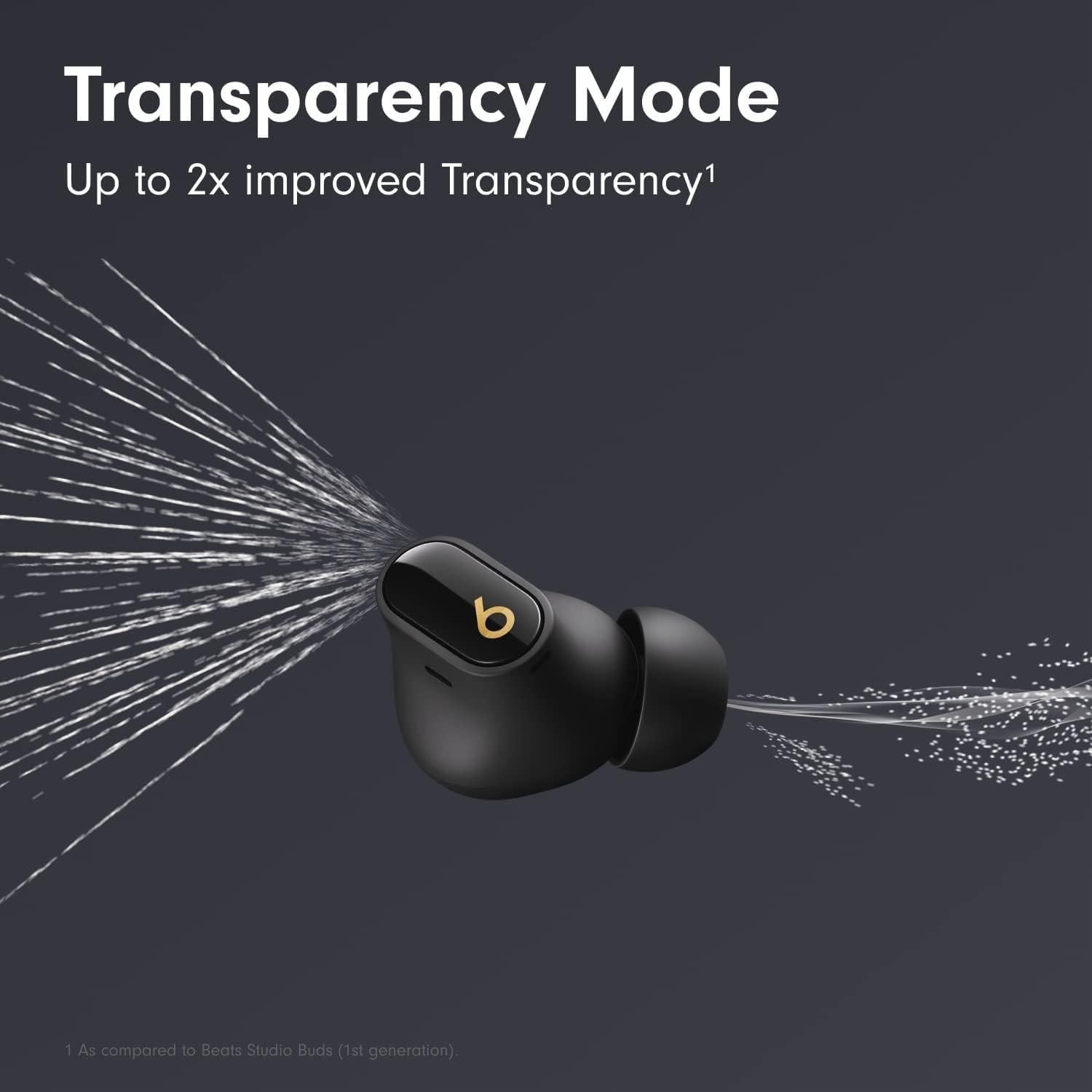 Auriculares Inalámbricos Beats Studio Buds+ con Cancelación de Ruido - Negro