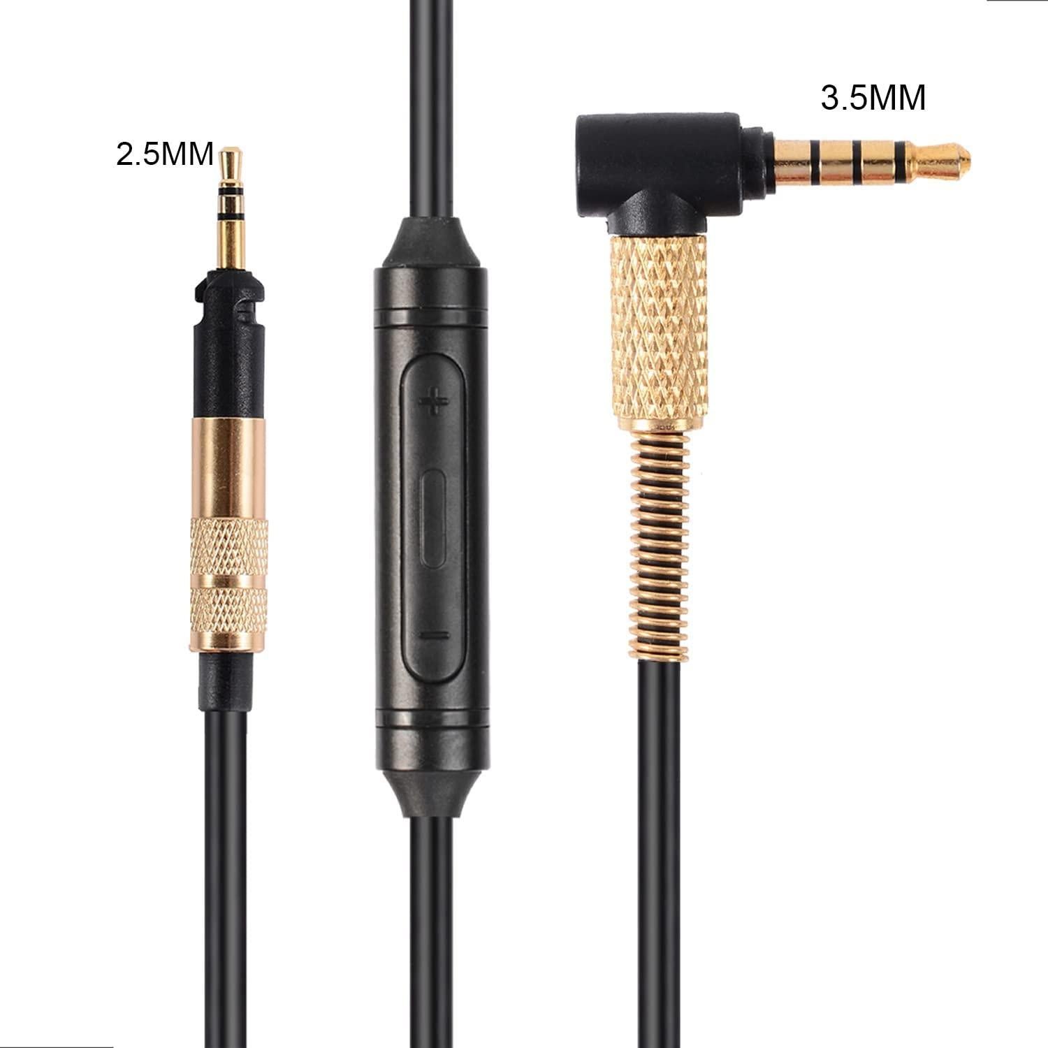 Cable de Audio Reemplazo Sennheiser HD598 HD558 1.2m con Micrófono