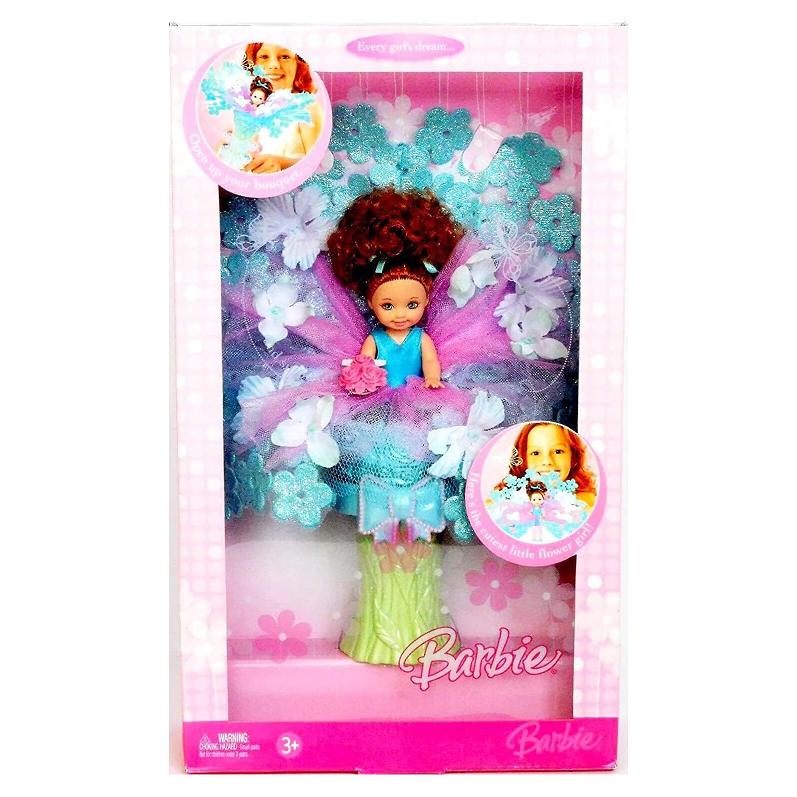Muñeca Barbie Chica Flor Kelly Pelirroja Mattel 32.4 cm
