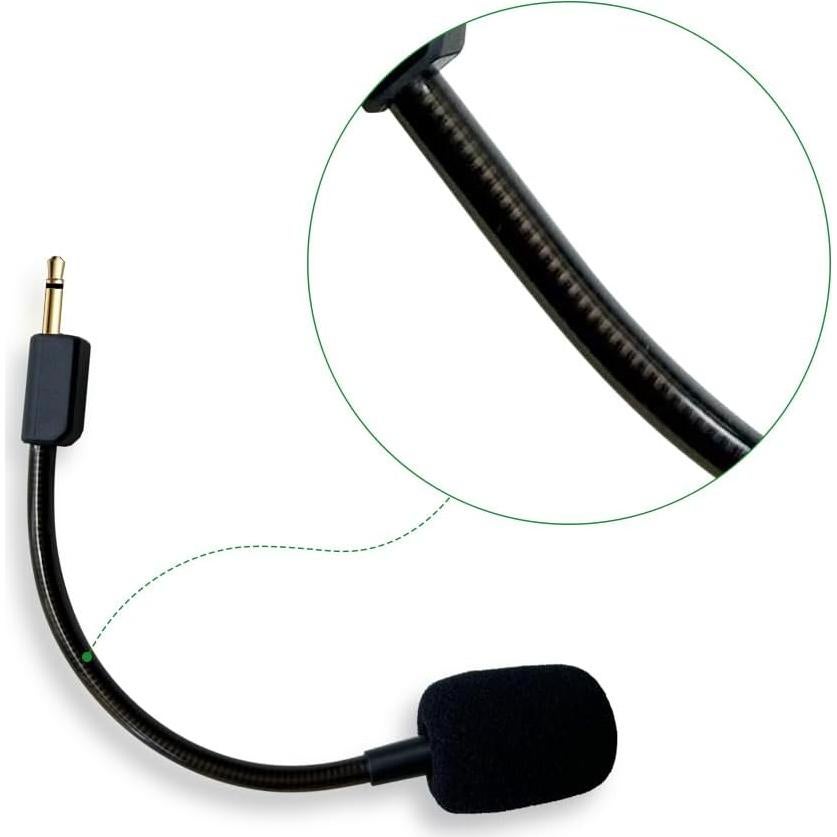 Replacement Mic Compatible with Razer BlackShark V2 / V2 Pro Headsets, Microphone Replacement Compatible with BlackShark V2 SE Headphones