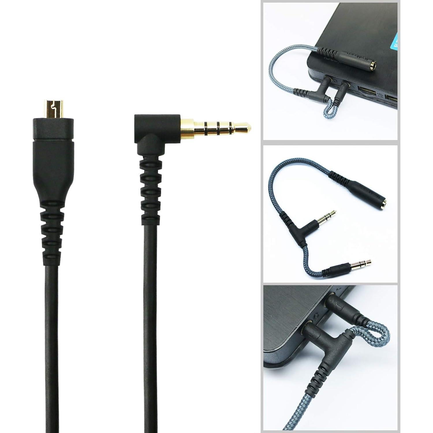 Cable de Audio NewFantasia 1.3m para SteelSeries Arctis 3, 5, 7