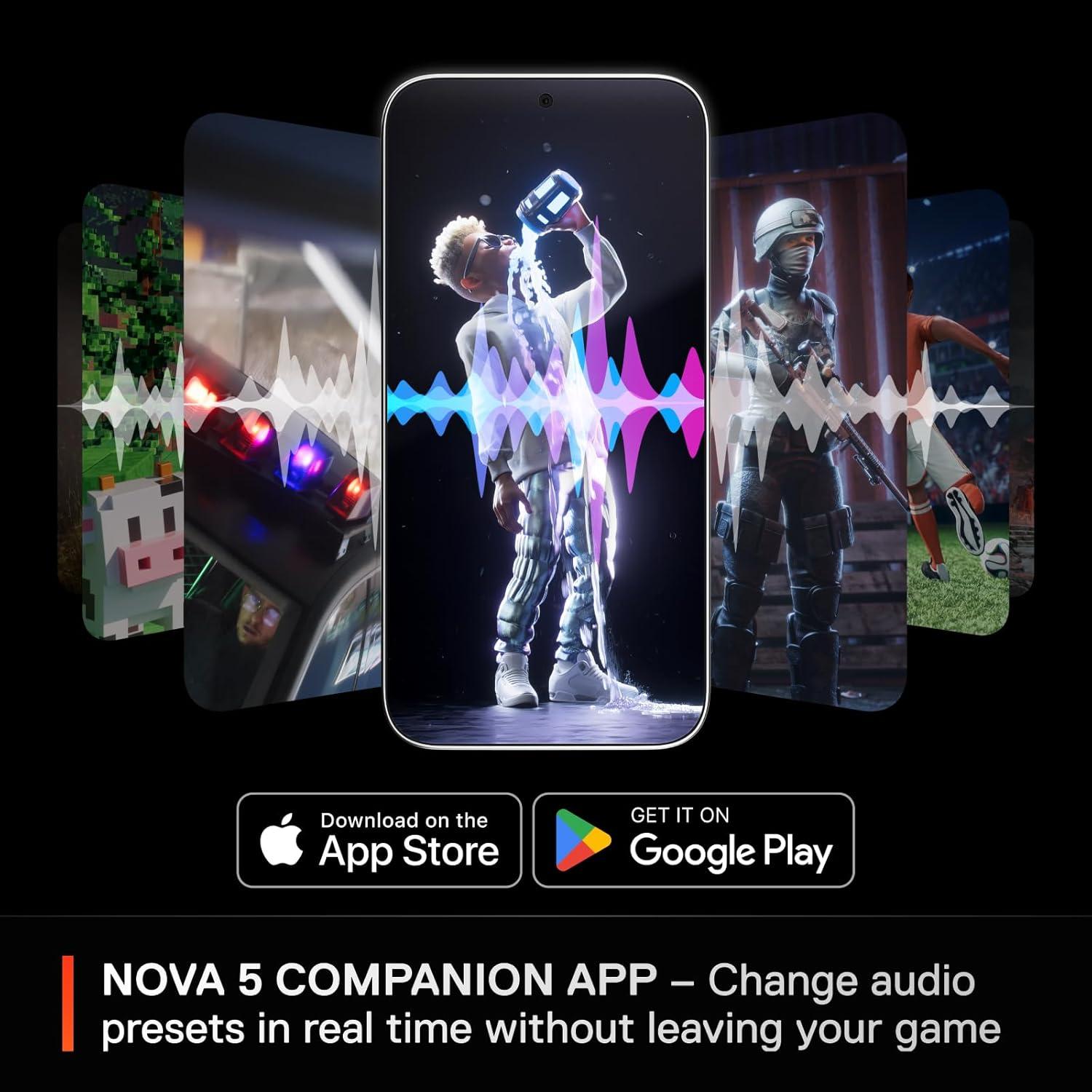 Auriculares Gaming Inalámbricos SteelSeries Arctis Nova 5 - 60h Batería