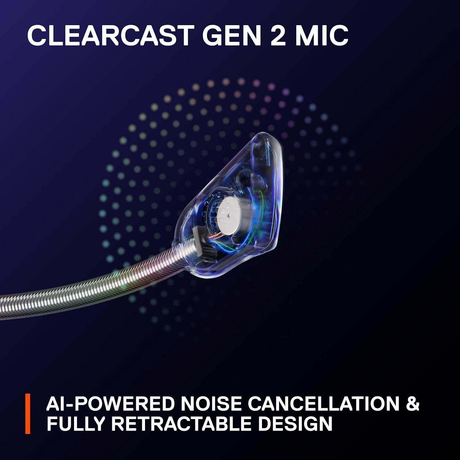 SteelSeries Arctis Nova 7P Wireless Multi-Platform Gaming & Mobile Headset — Simultaneous Wireless 2.4GHz & Simultaneous Bluetooth — 38Hr Battery — USB-C — PS, PC, Switch, Mobile (Renewed)