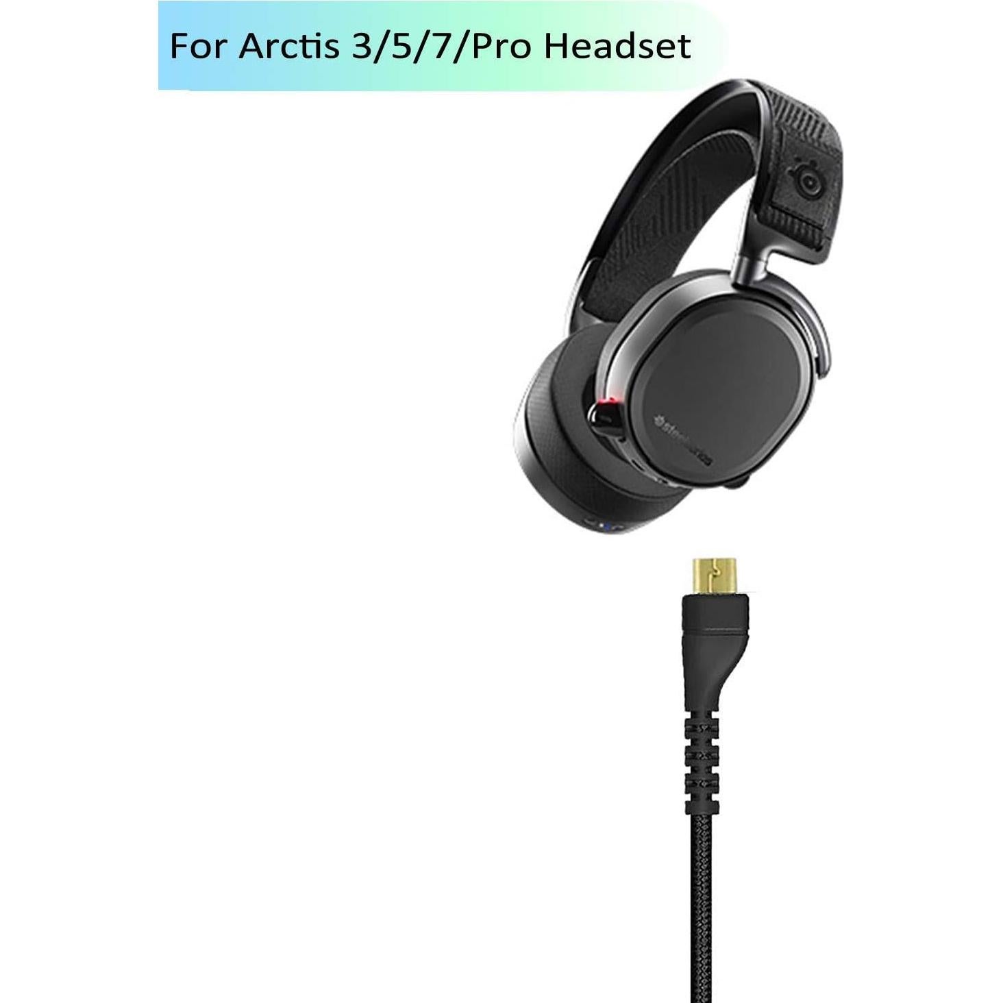 Cable de Audio de Reemplazo Vcddom 2m para Arctis 3/5/7/Pro