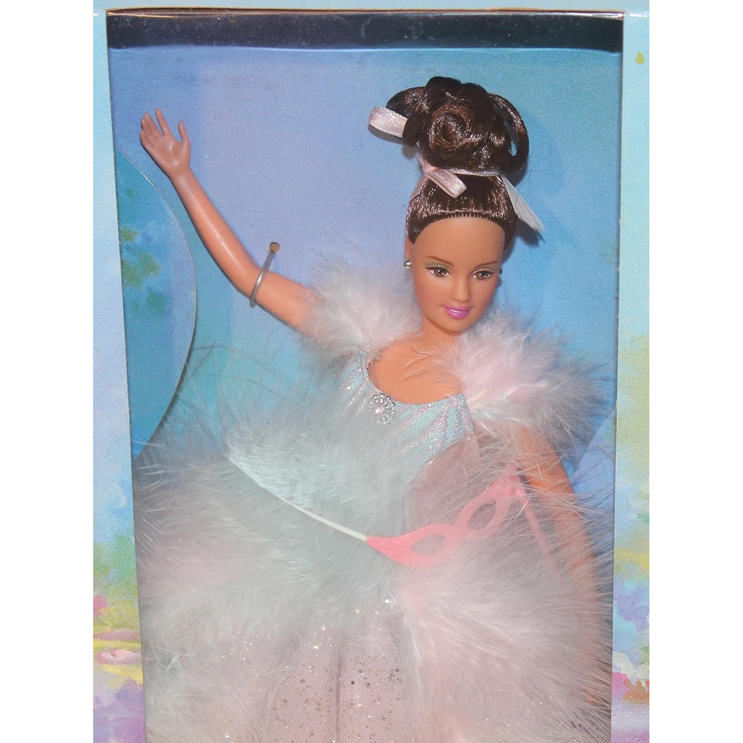 Bailarina Mascarada Barbie Morena - Mattel - 35.3x18.3 cm