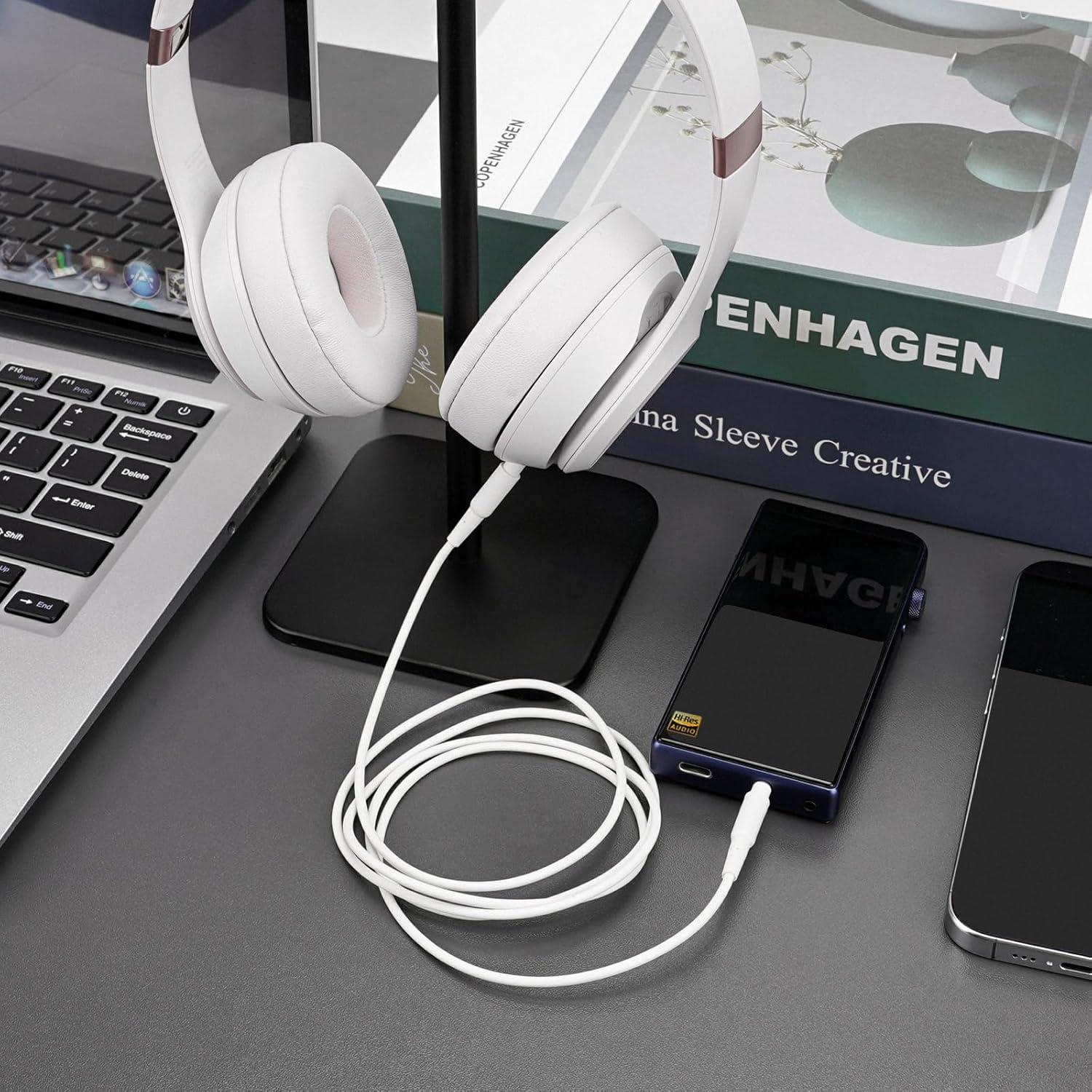 Cable de Audio GEEKRIA 1.2m AUX para Auriculares Beats