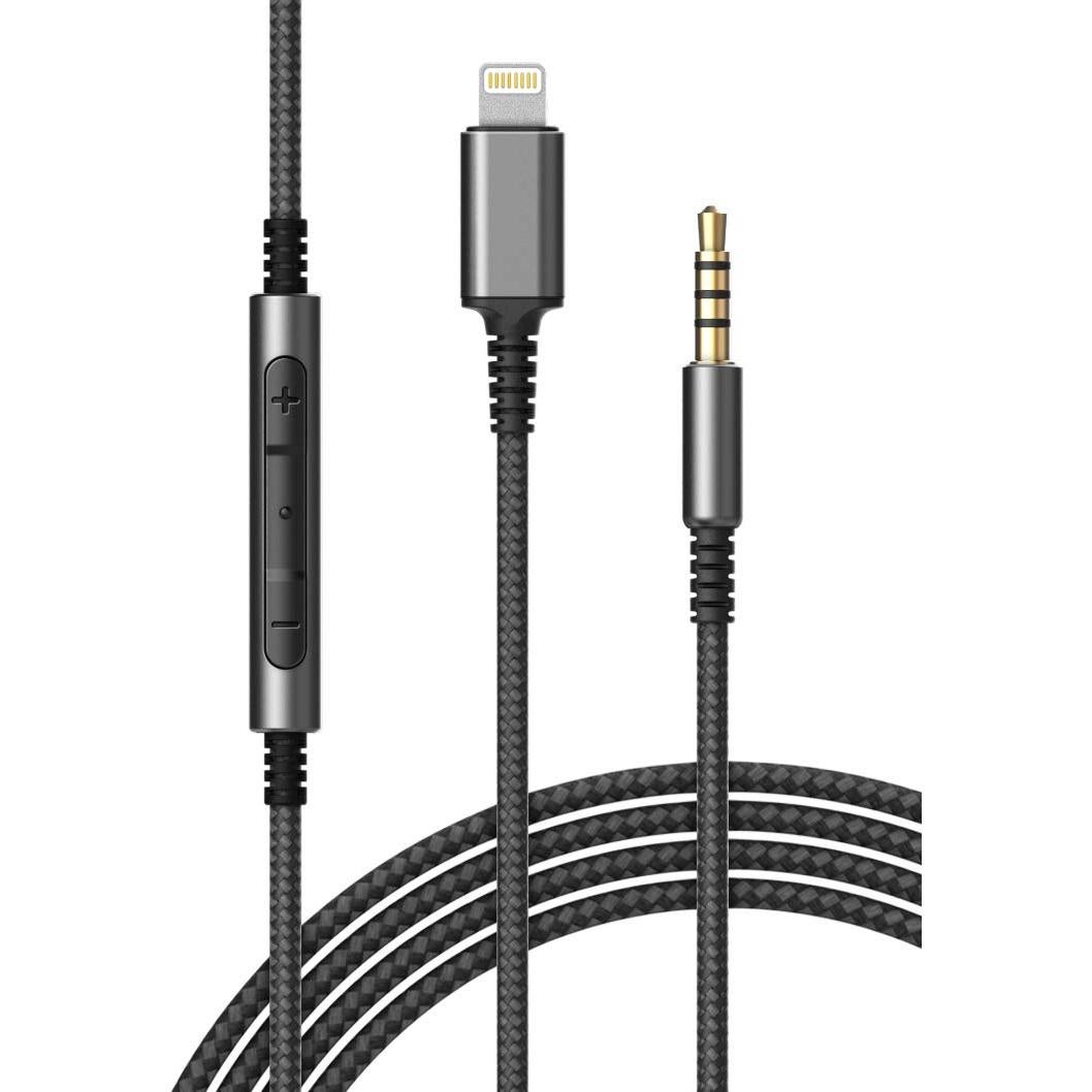 Cable de Auriculares Lightning a 3.5mm Thore 1.2m con Micrófono