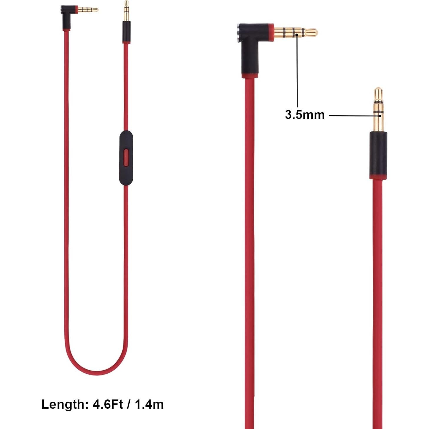 Cable de audio 3.5mm con micrófono Beats by Dre 1.4m