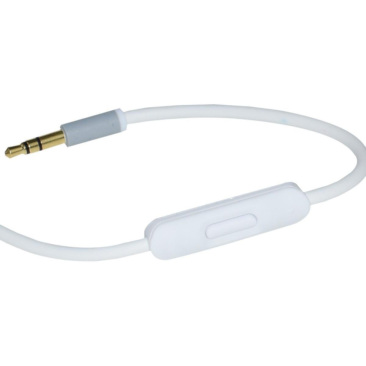 Replacement Solo 3 Audio Cable Solo 4 Cord Wire in-line Microphone and Control Compatible with Beats by Dr Dre Solo/Solo HD/Studio/Pro/Detox/Mixr/Executive/Pill Headphones (White)