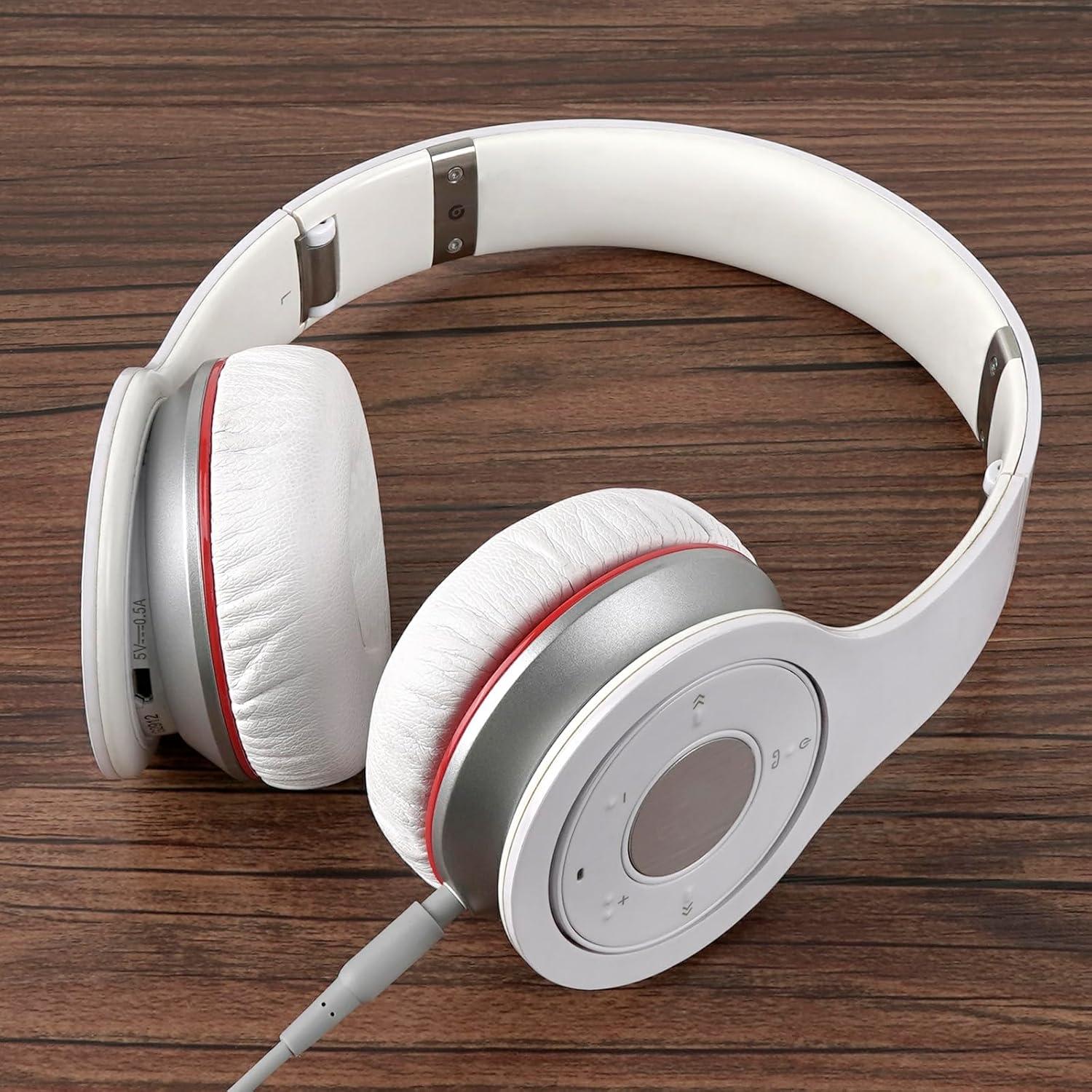 Audio Cable with Mic Compatible with Beats Studio Pro, Studio 3 Headphones 1/8" (3.5mm) to 3.5mm Replacement Stereo Cord with Inline Microphone and Volume Control (5.6 ft / 1.7 m)