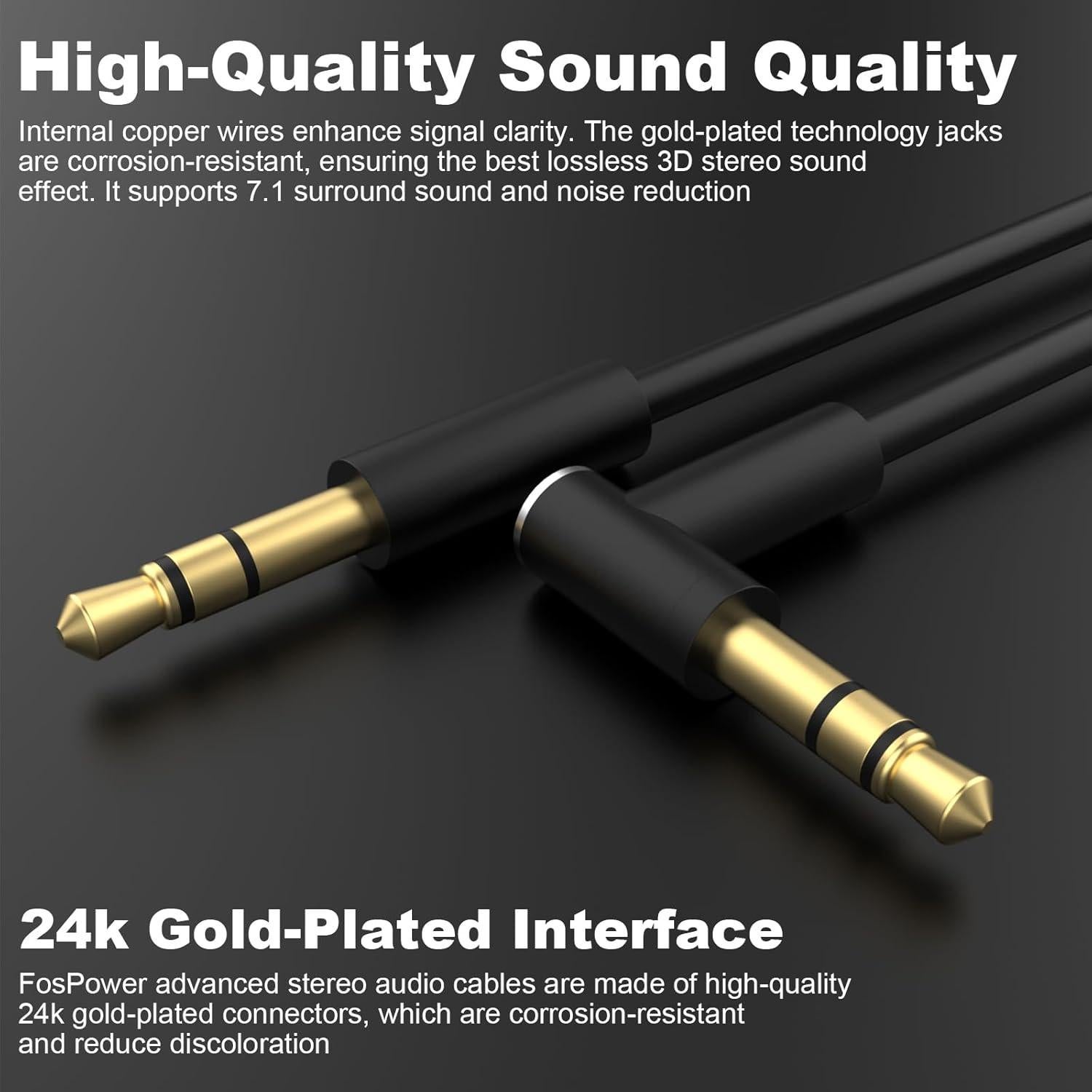 Cable de audio 3.5mm Toxaoii para Beats y Sony con micrófono