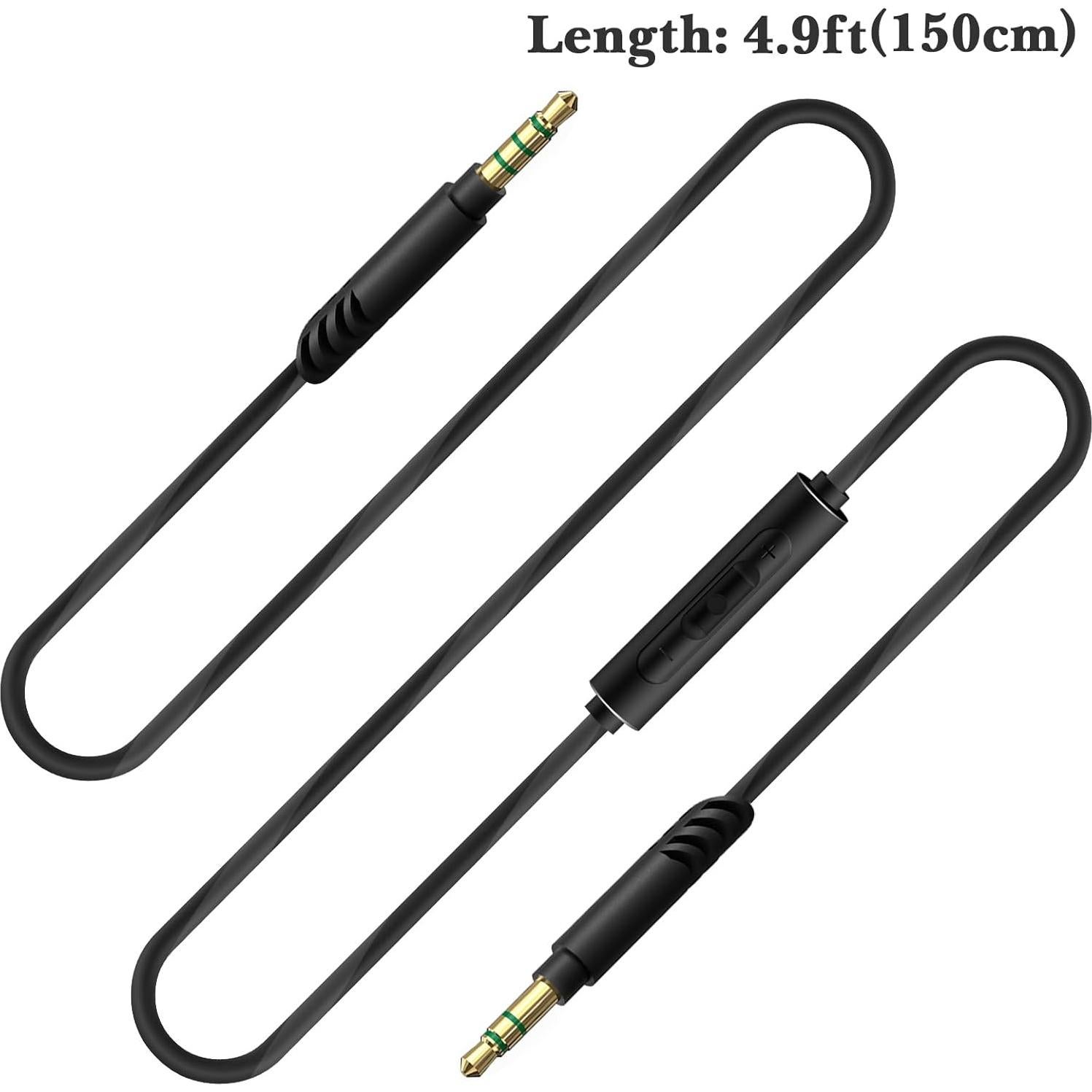 Cable de Audio Linkidea con Micrófono 1.5m para Skullcandy y Beats