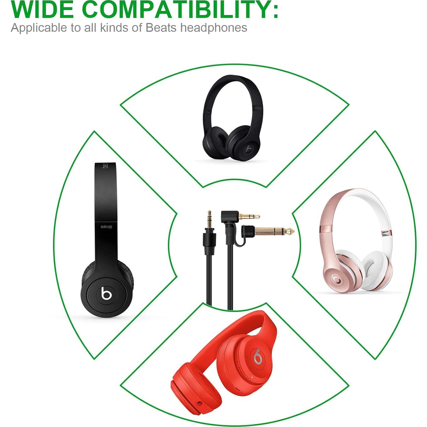 Cable de audio macho a macho 3.5mm Saipomor con adaptador 6.5mm