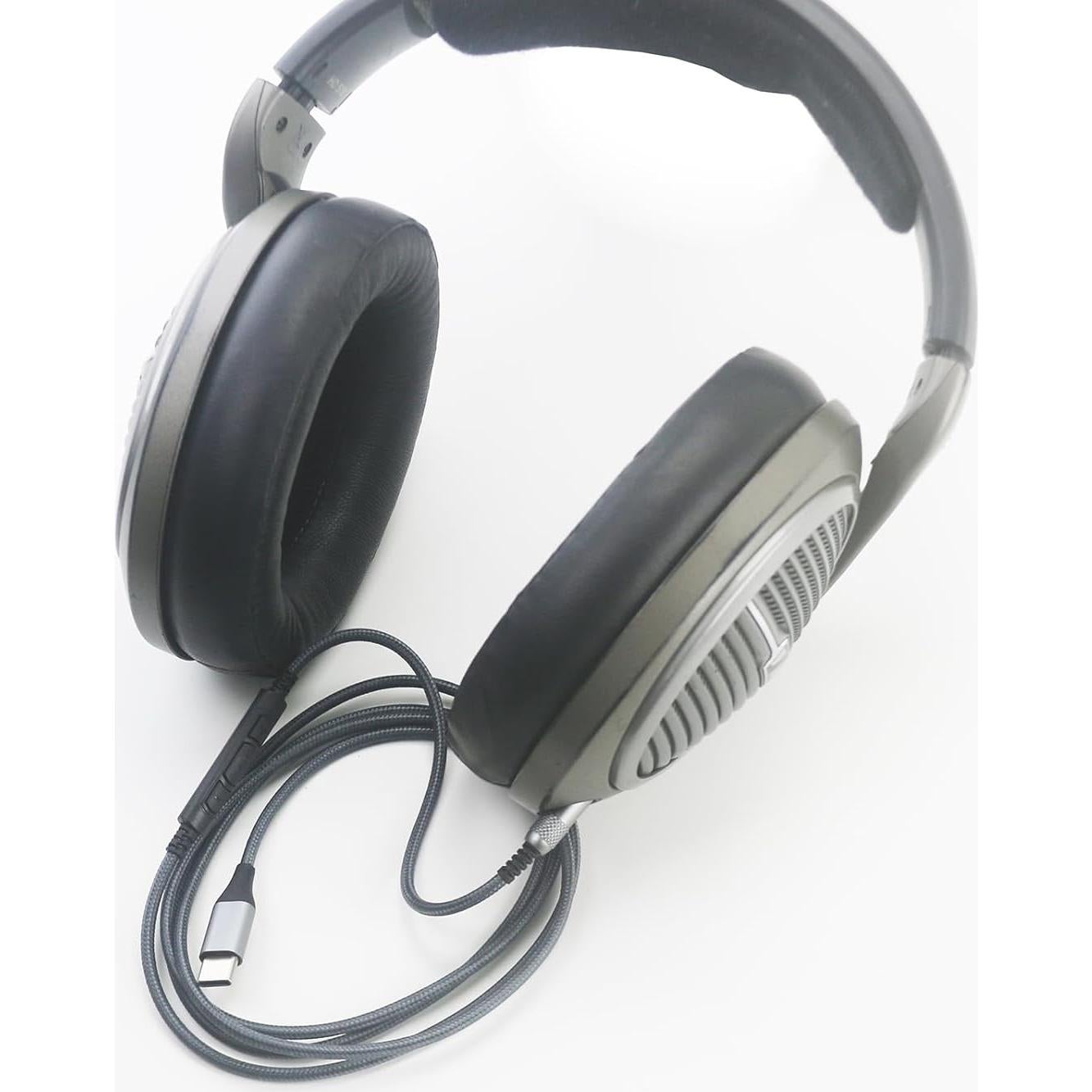 USB C to 2.5mm Audio Cable Compatible with Audio Technica ATH-M60X ATH-M50x ATH-M40x ATH-M70x Headphone, Remote Volume Mic Compatible with iPhone 15/iPad for Samsung for Oneplus Android Phone