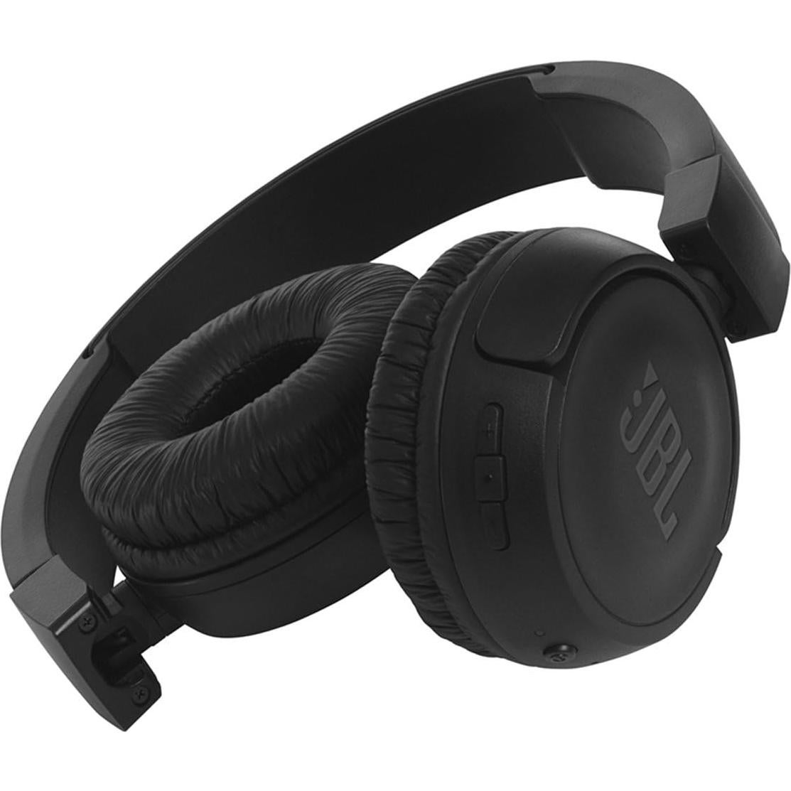 T450BT Wireless On-Ear Headphones with Built-in Remote and Microphone (Black)