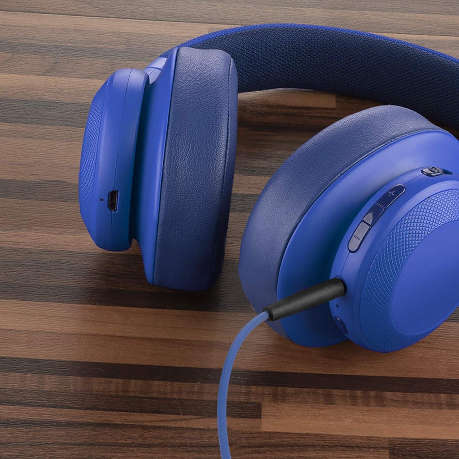 Audio Cable with Mic Compatible with JBL Tune 770NC 710BT Live 660NC 650BTNC Headphones, 2.5mm to 3.5mm Replacement Cord with Inline Microphone and Volume Control (4 ft / 1.2 m)