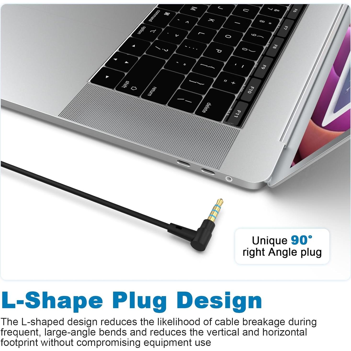 Micrófono QC35 Gneinour para Auriculares Bose y JBL 1.5m