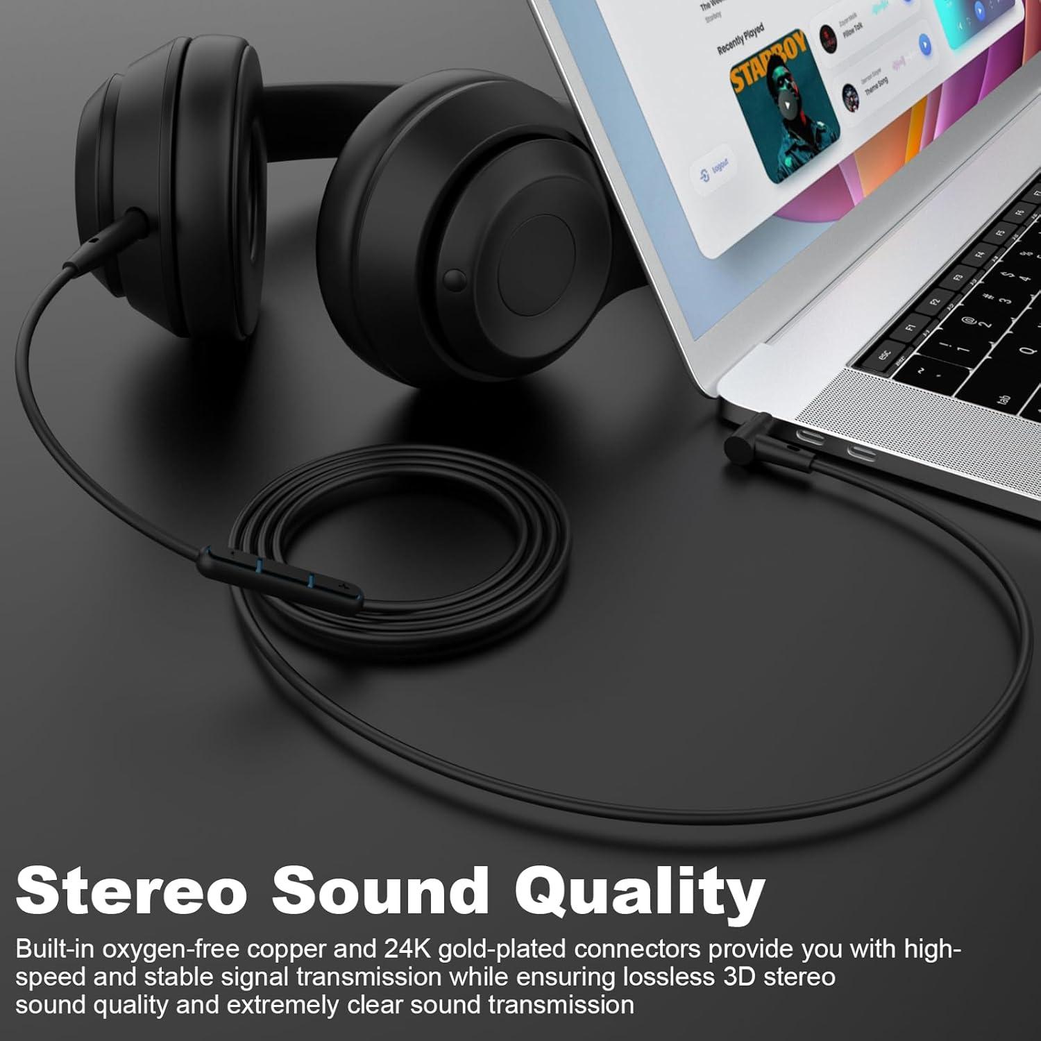 Micrófono QC35 Gneinour para Auriculares Bose y JBL 1.5m