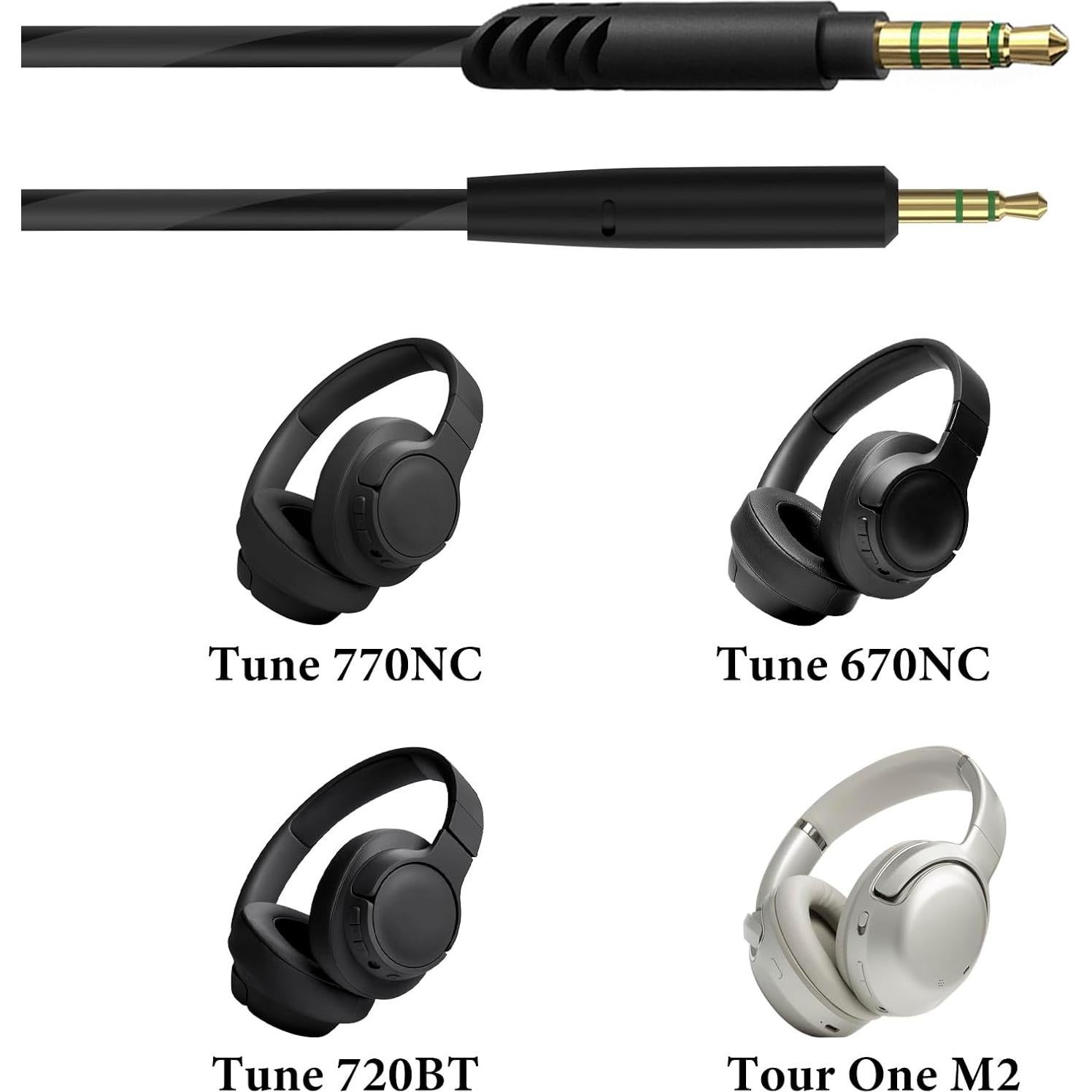 Cable de Audio Linkidea 3.5mm a 2.5mm con Micrófono 1.5m