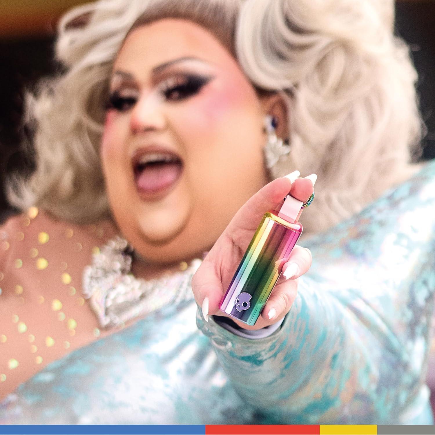 Skullcandy Dime Evo Wireless Earbuds, Bluetooth Headphones, Noise Isolating Fit, Up to 36 Hours Battery, Microphone for iPhone Android, Easy Carry with Clip-Anywhere Case - All Love