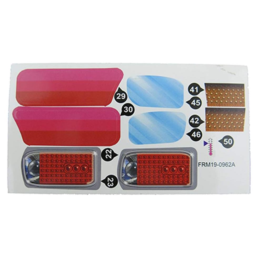 Etiquetas de Reemplazo Barbie FRM19 para Set Clínica Cuidado