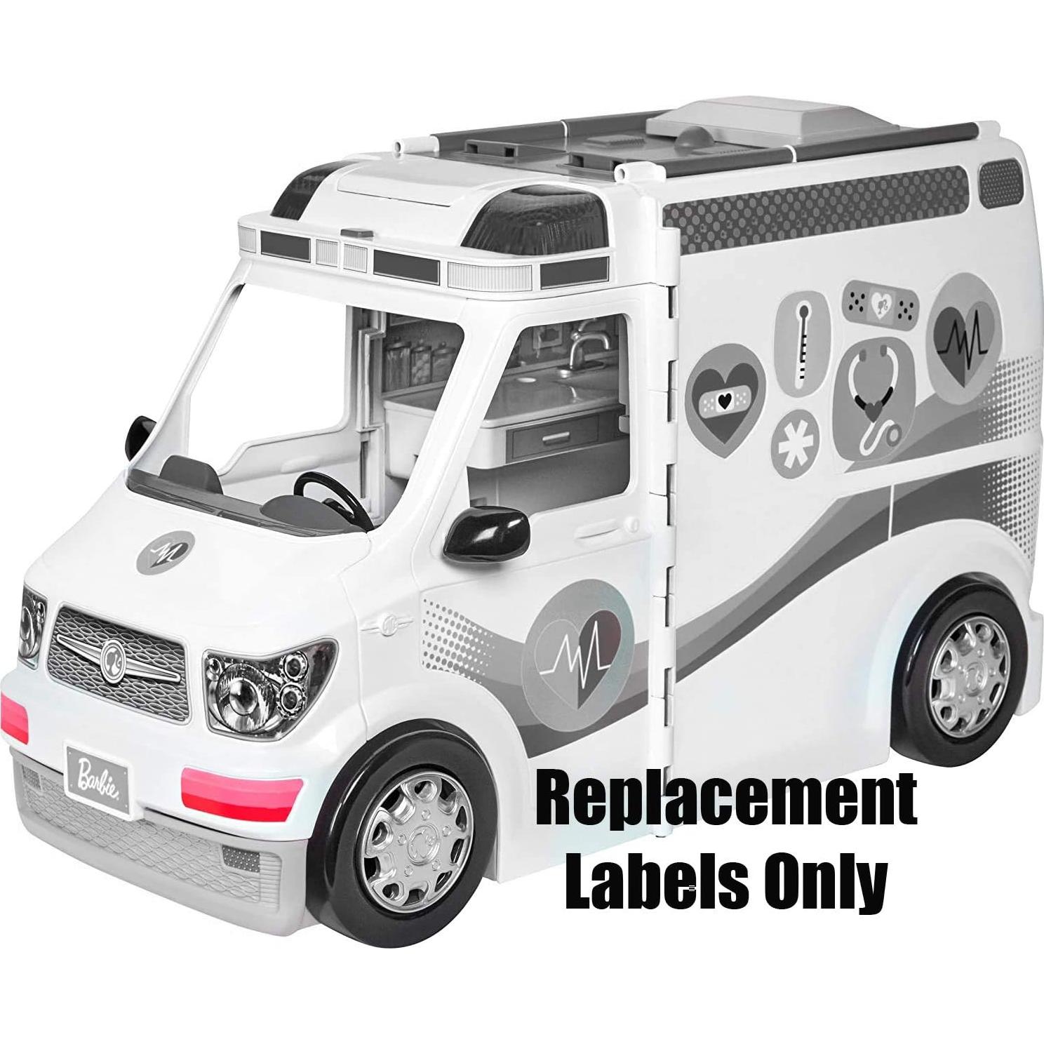 Etiquetas de Reemplazo Barbie FRM19 para Set Clínica Cuidado