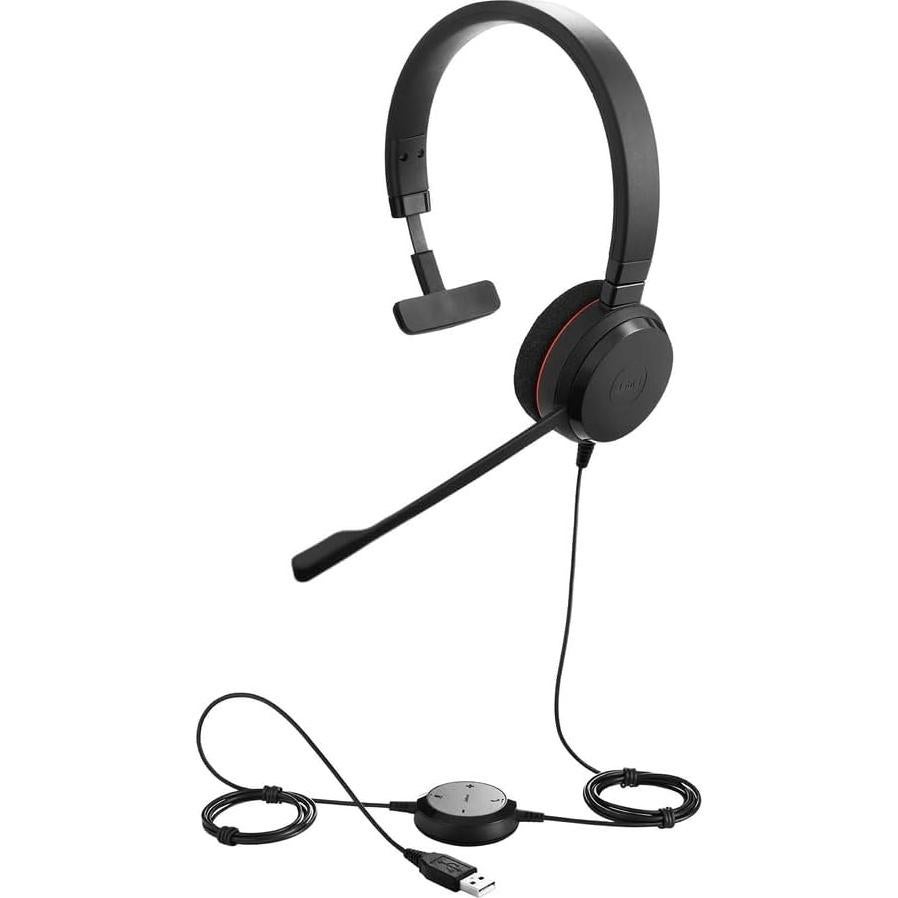Auricular Jabra Evolve 20 USB-C Mono con Cancelación de Ruido