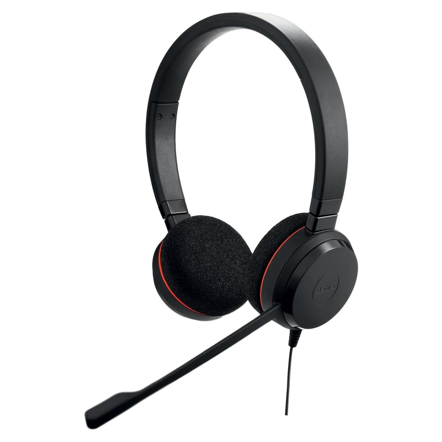 Auriculares Jabra Evolve 20 UC con Cancelación de Ruido - USB-C/A - Negro