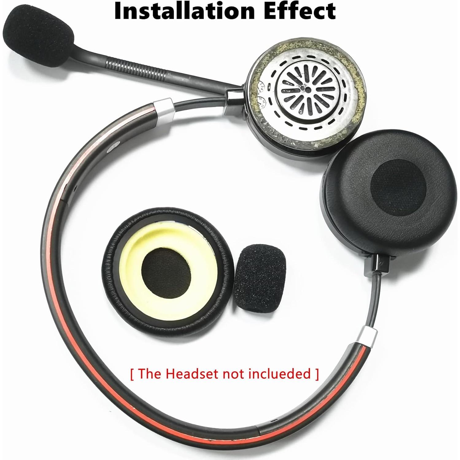 Almohadillas de Repuesto TaiZiChangQin para Jabra Evolve 65/40/30/20