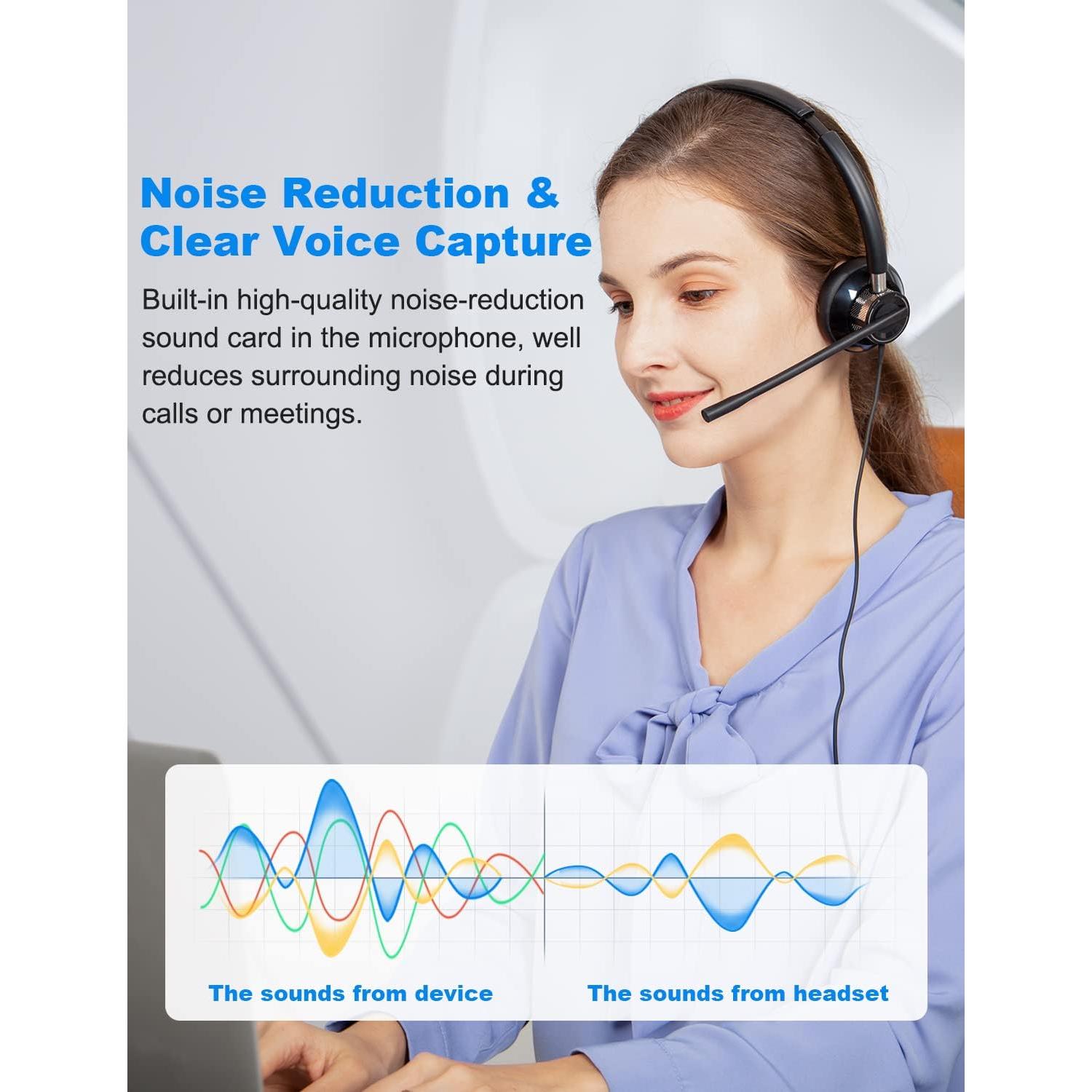 Auricular USB New Bee H362 con micrófono y control de volumen