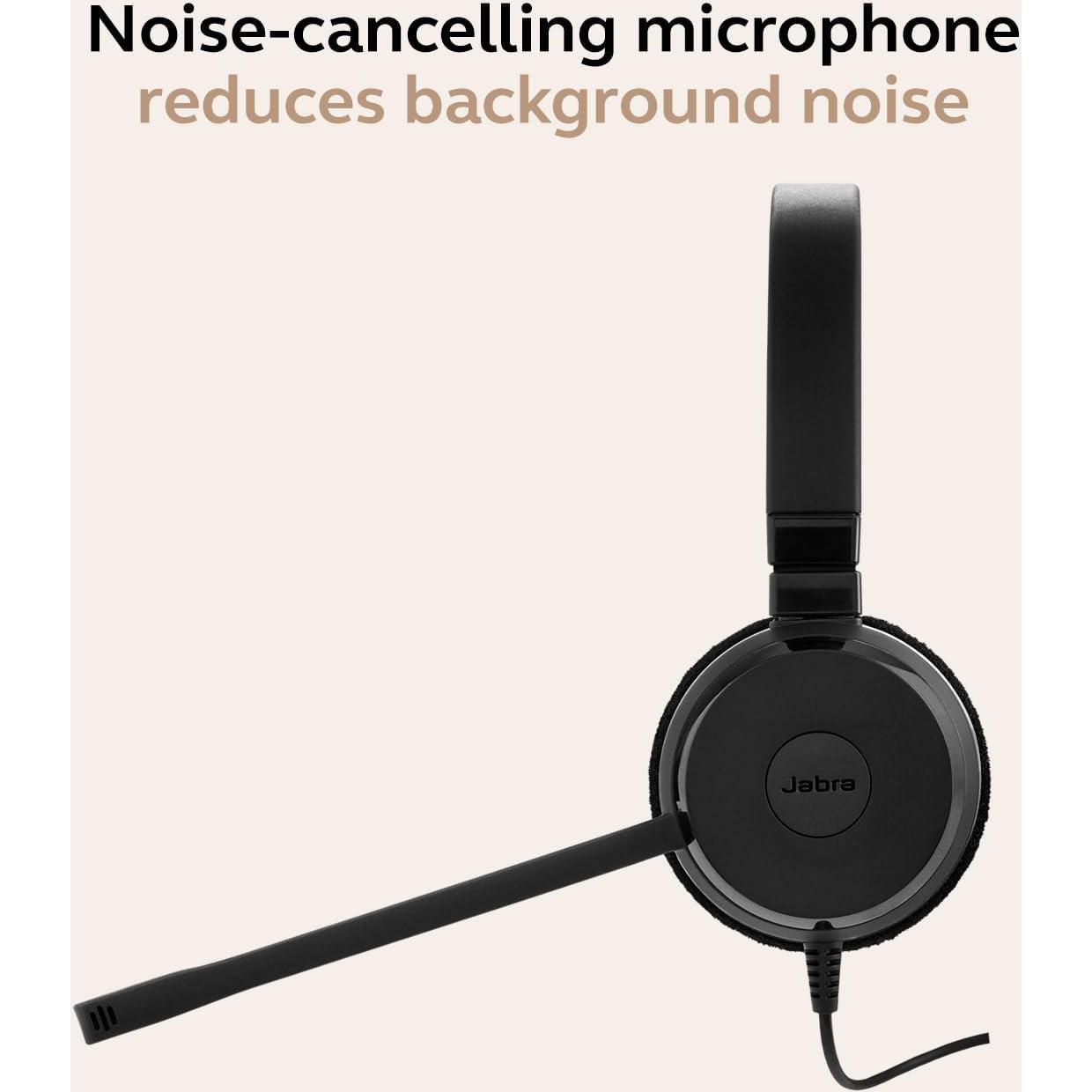 Auricular Jabra Evolve 30 II con Micrófono y Cancelación de Ruido