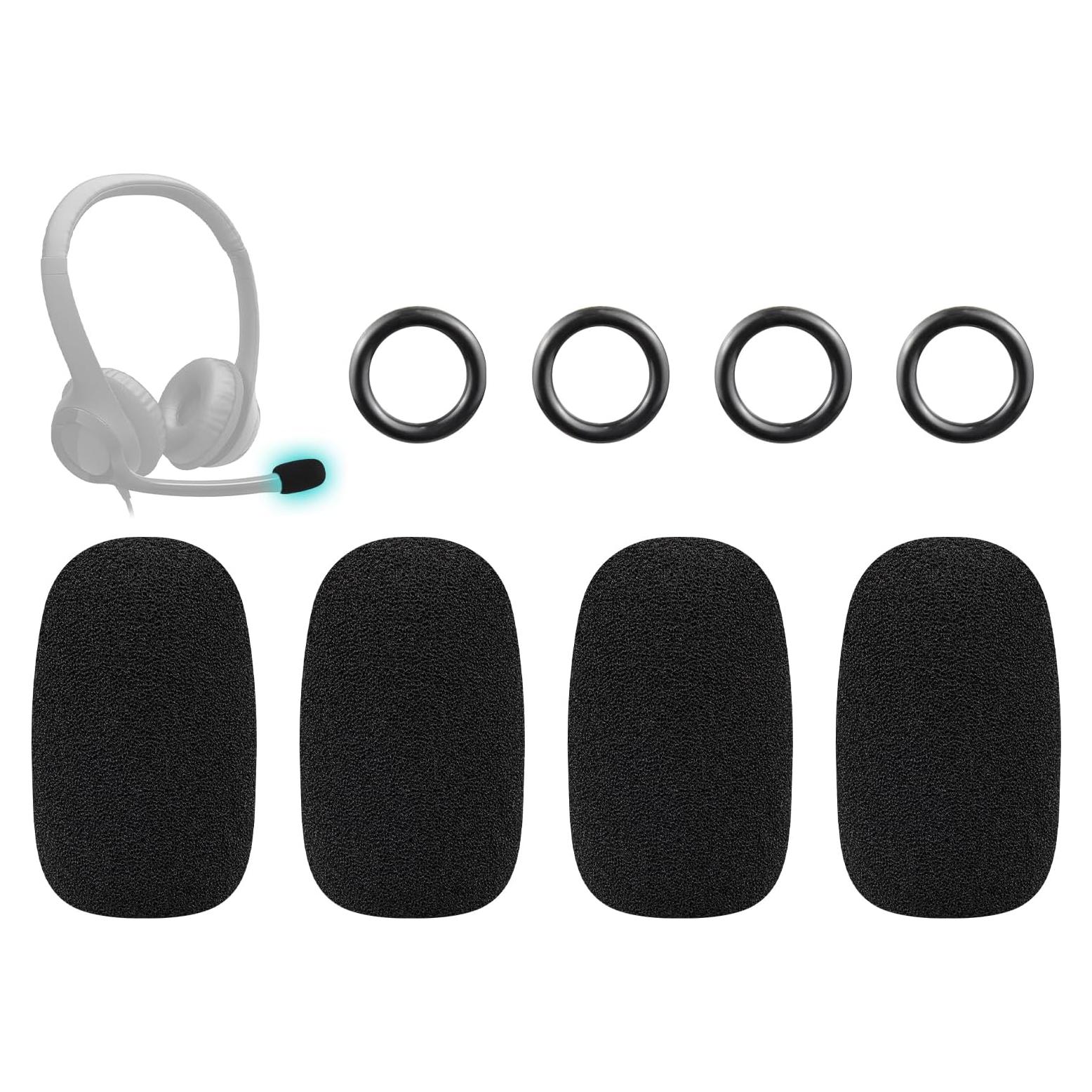 Filtro Pop de Espuma SOULWIT para Micrófono de Auriculares - Negro