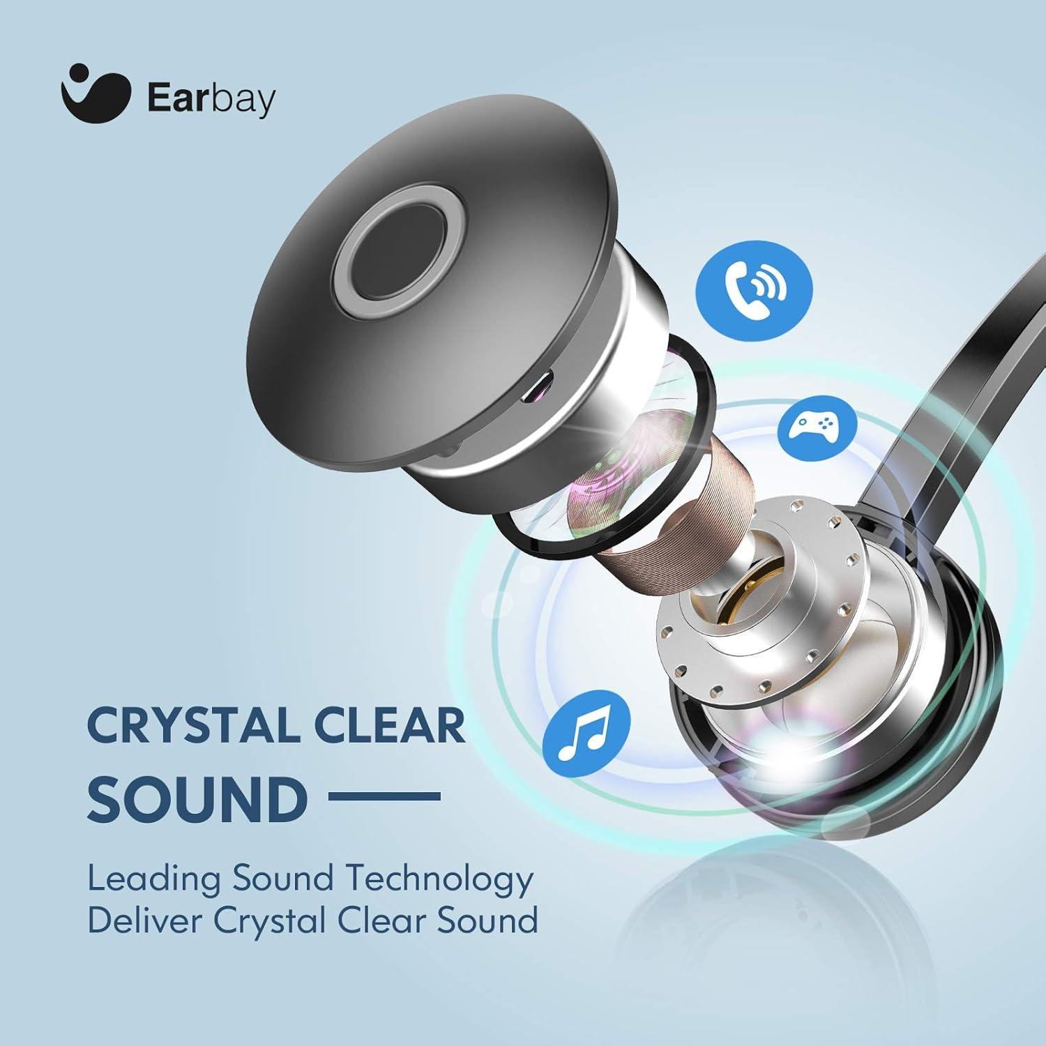 Auriculares USB Earbay C682 con micrófono y cancelación de ruido