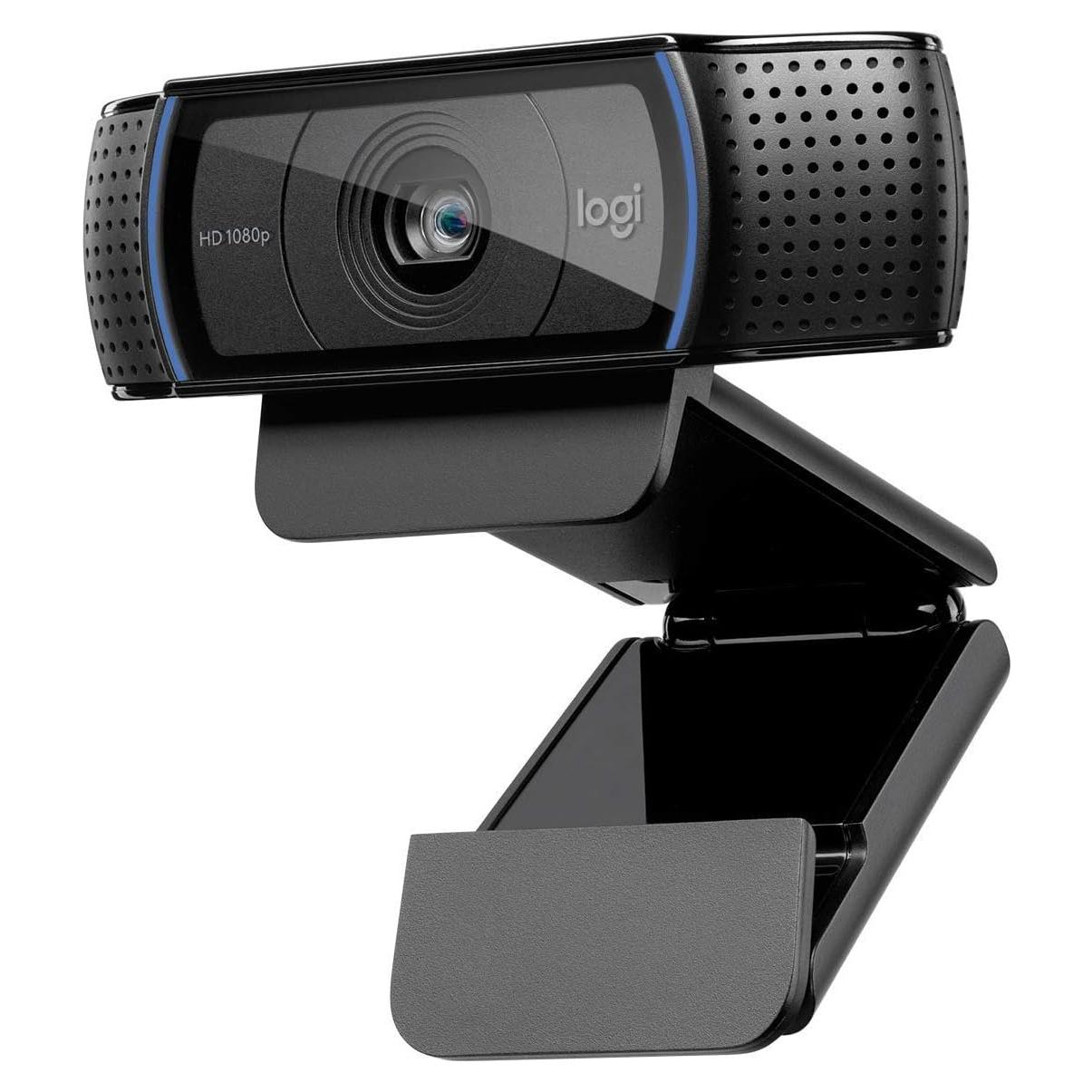 Logitech HD Pro Webcam C920, 1080p Widescreen Video Calling and Recording-(Renewed)